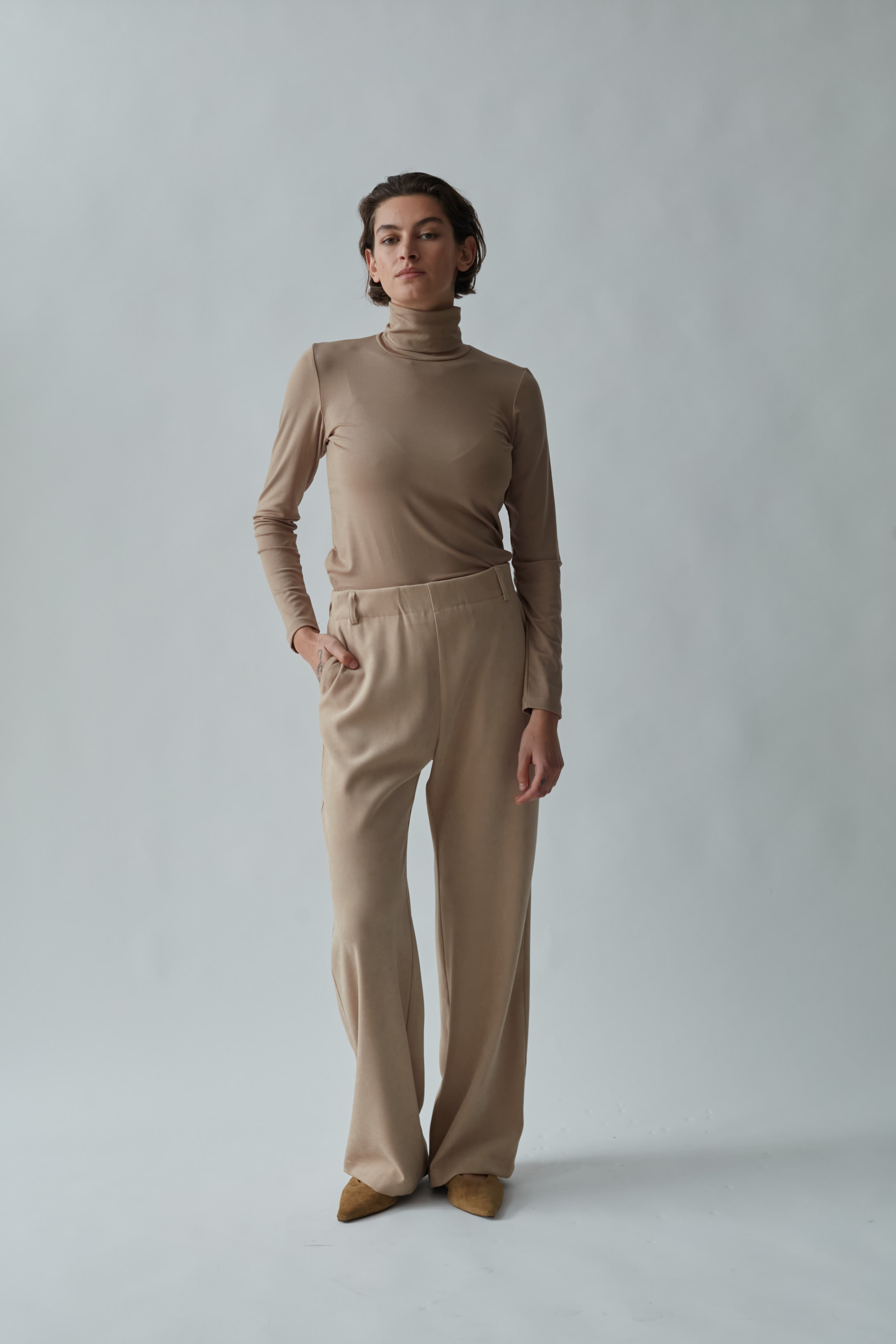 Haze turtleneck beige