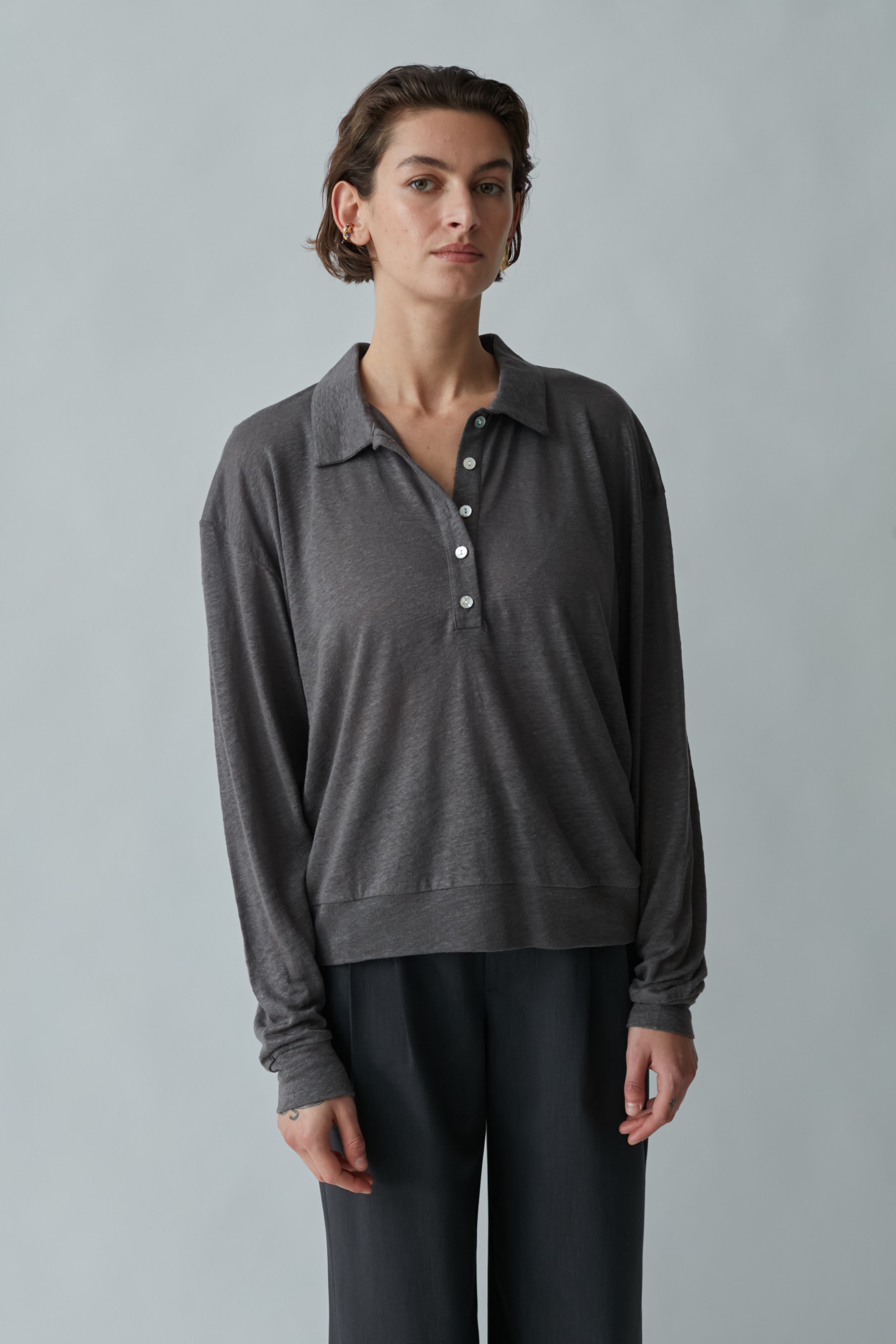 light linen sweat gray