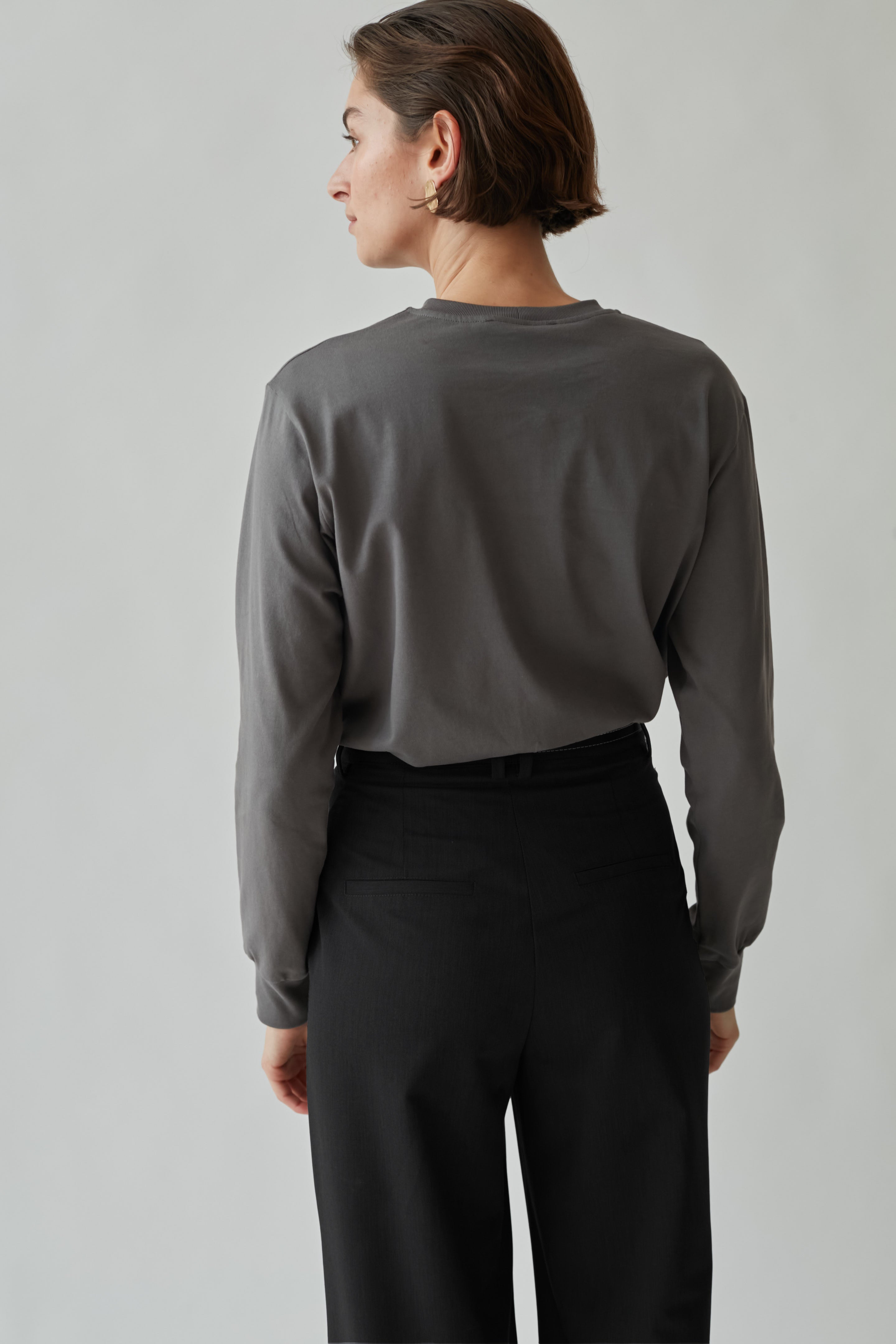 Wide bruno pants black