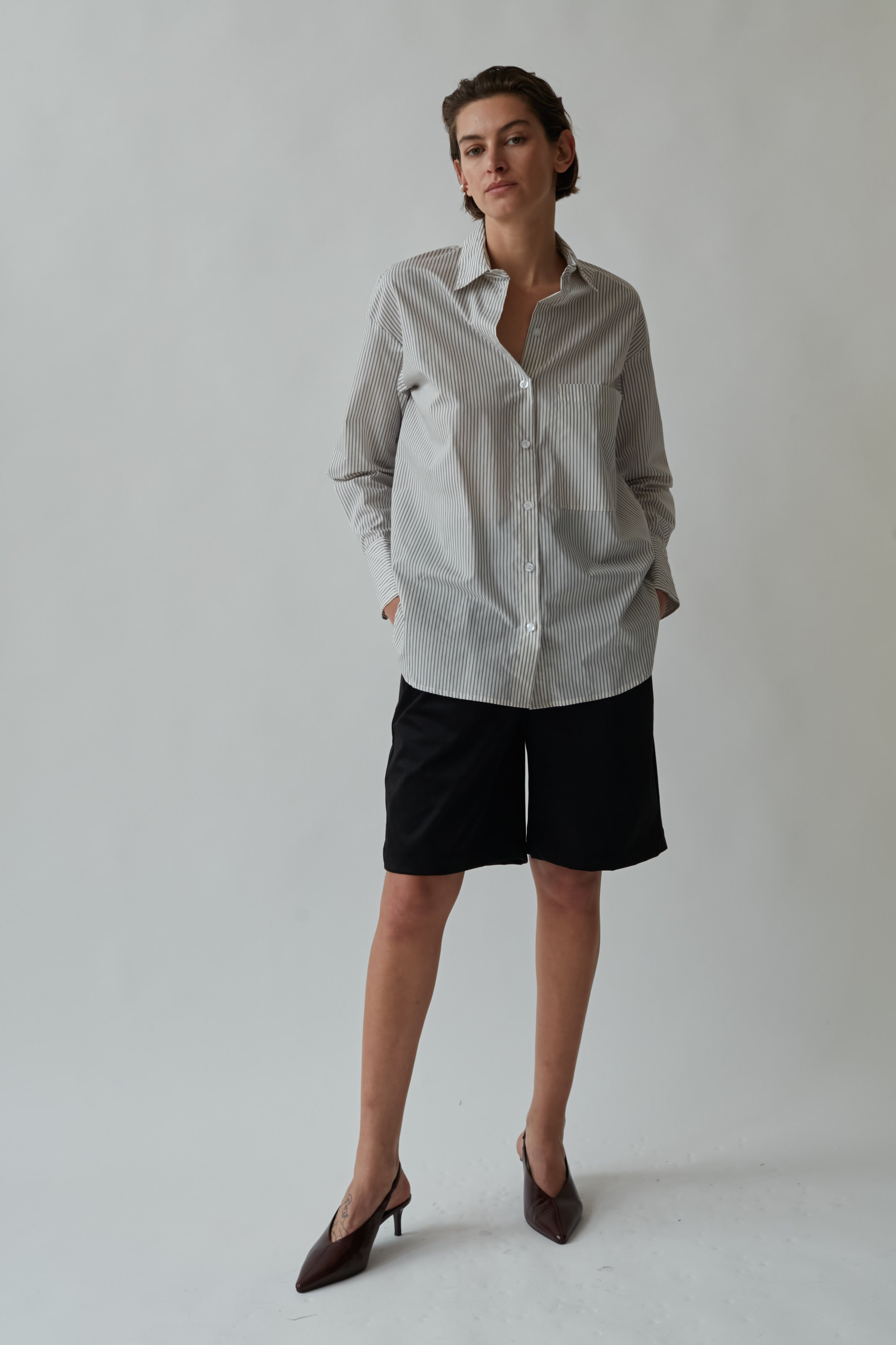 Moon top Stripes blue