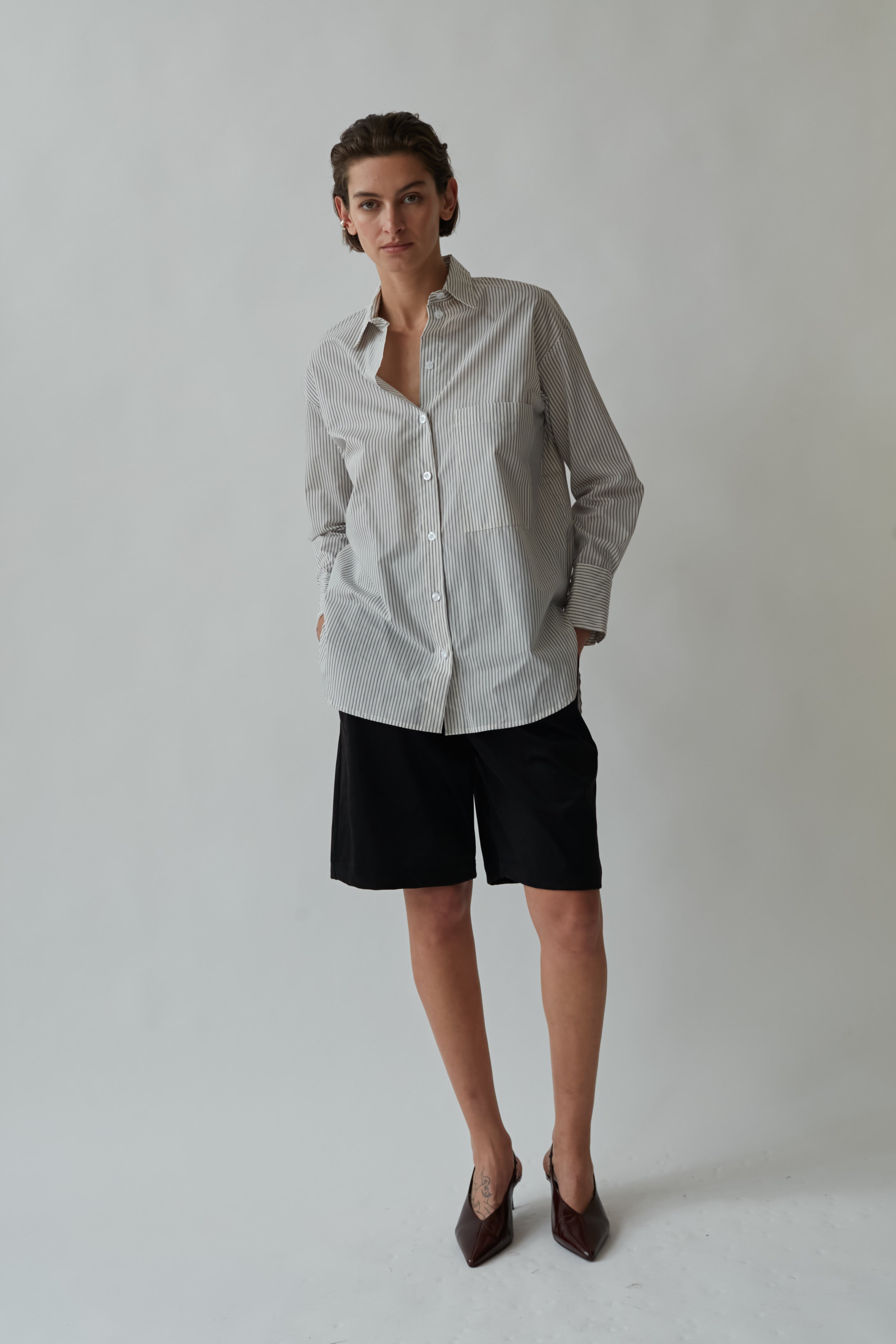 Moon top Stripes blue