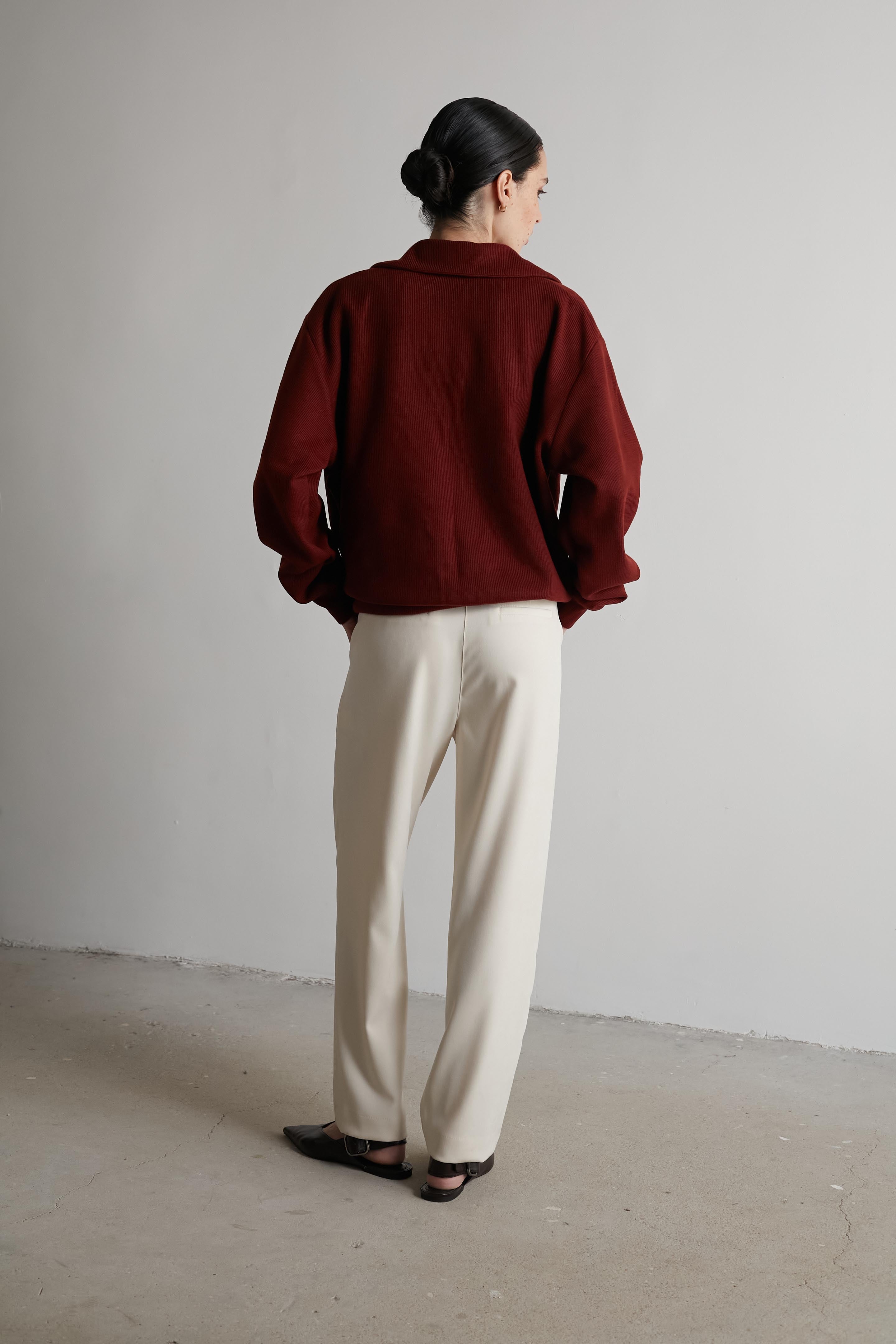 Long Bruno pants Vanilla