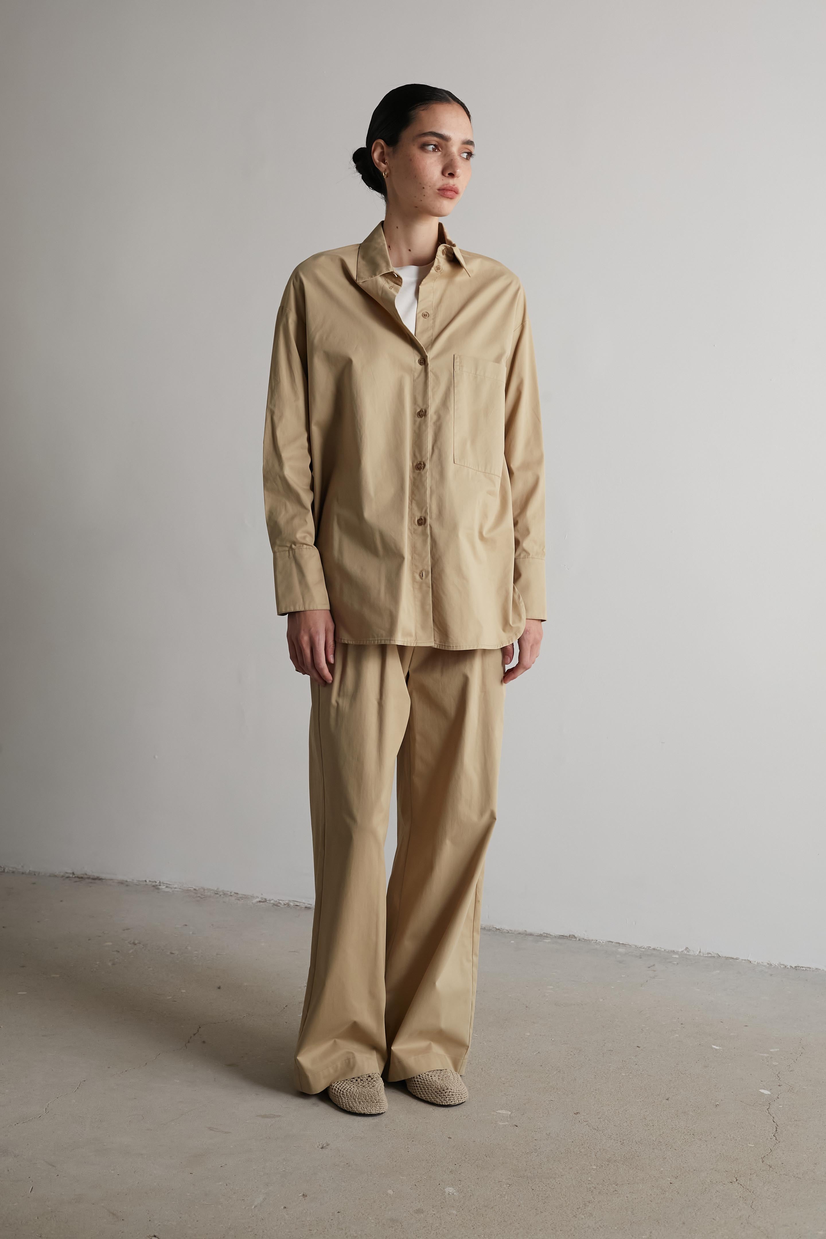 moon top cotton camel