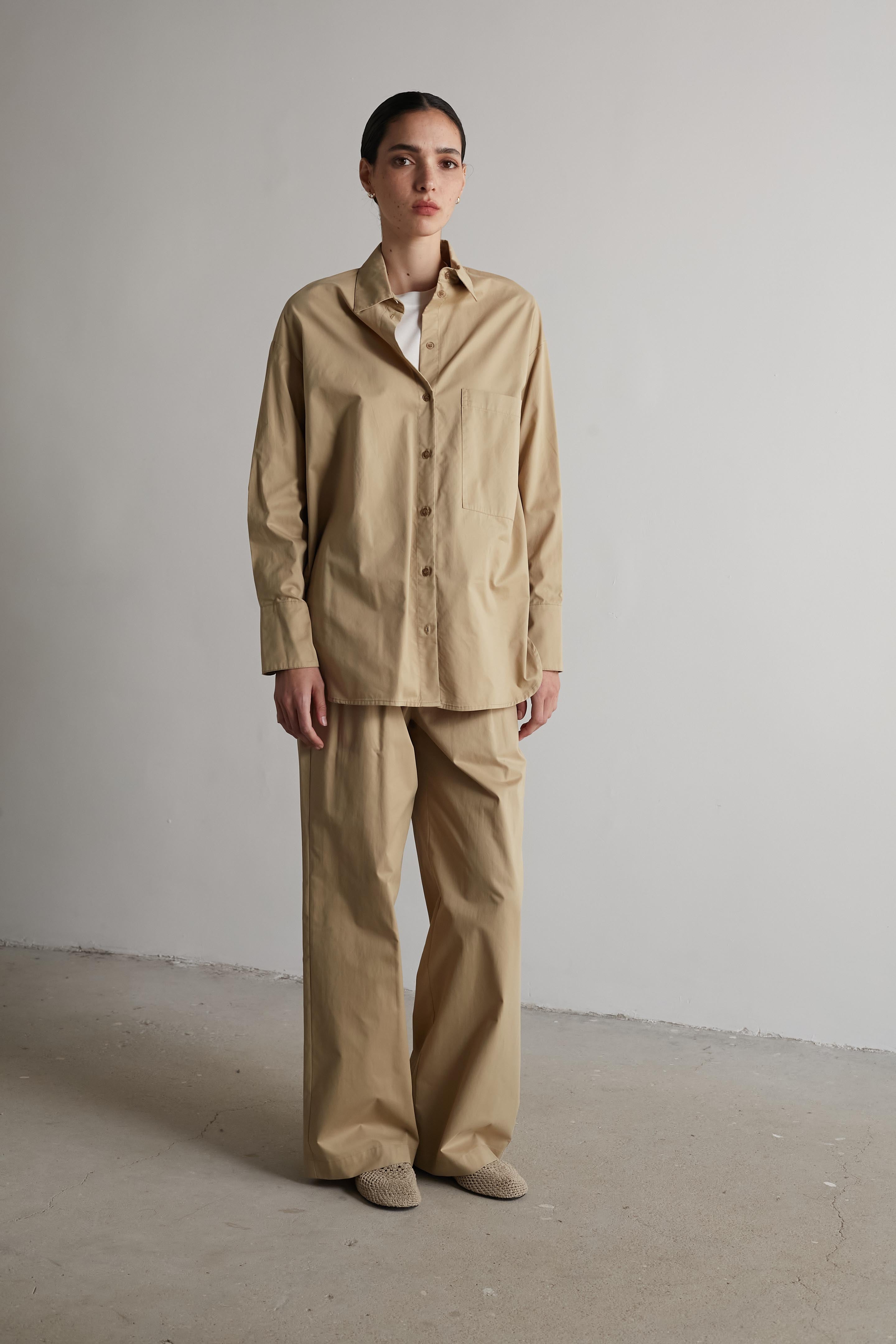 moon top cotton camel