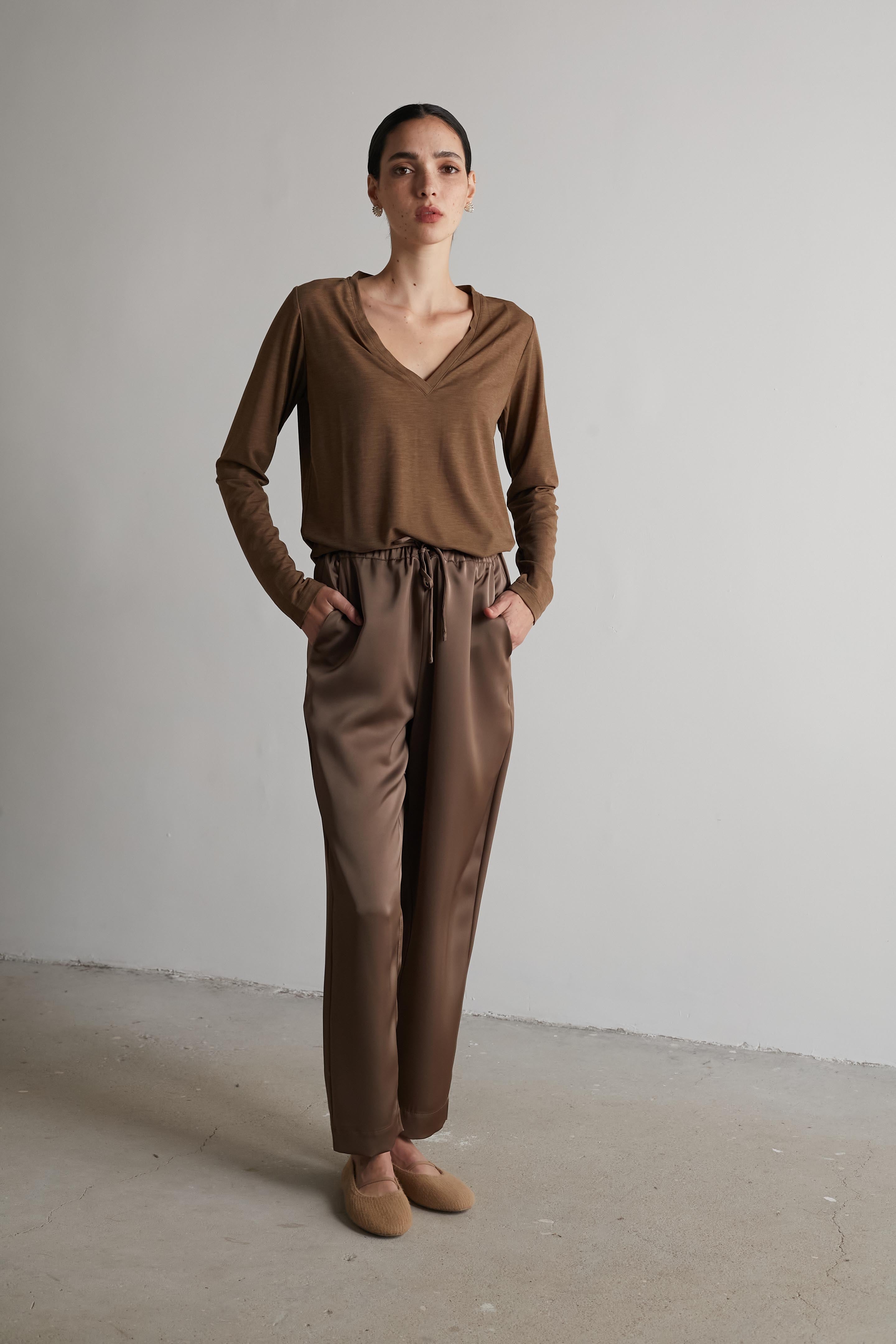 July pants brown