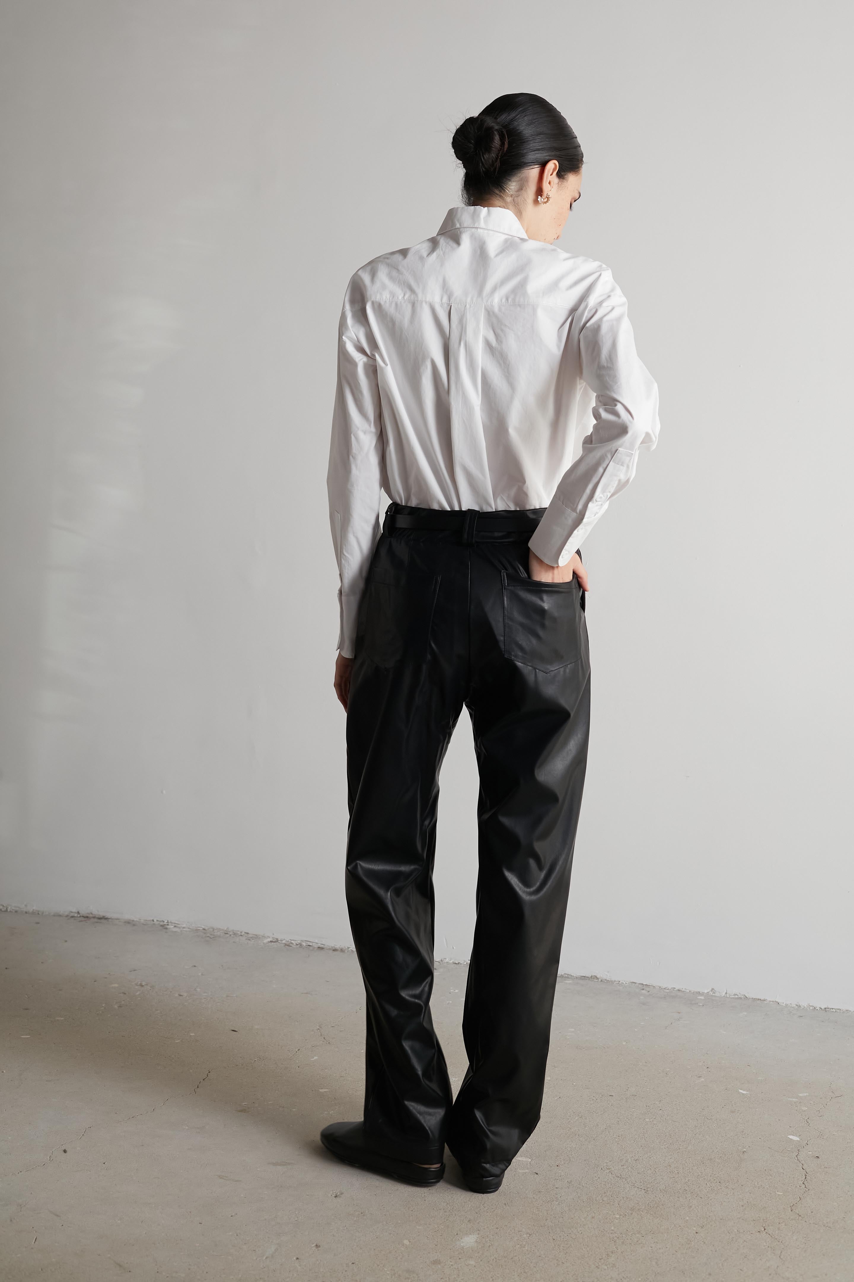 Vegan leather pants Black