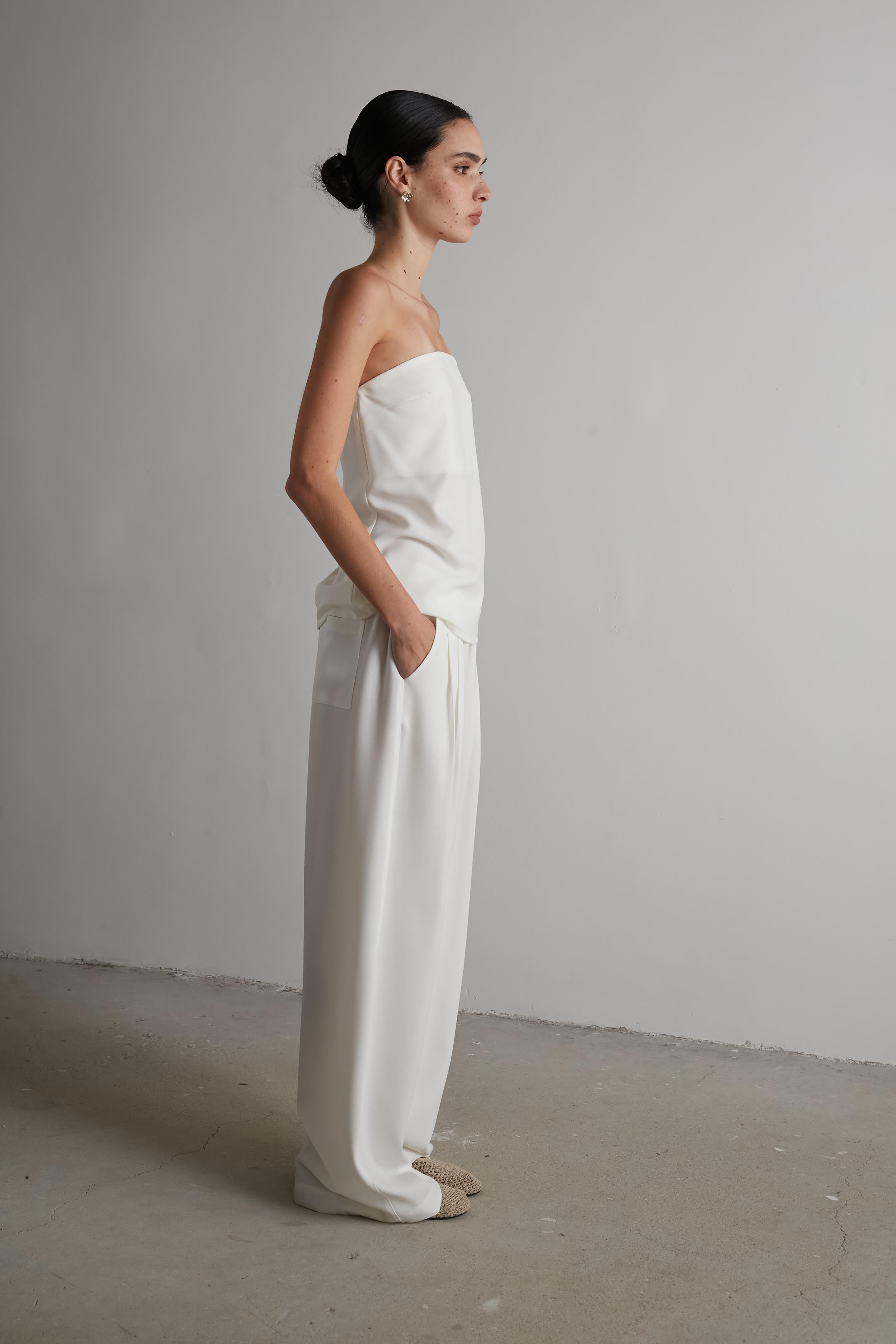 Lyra pants white