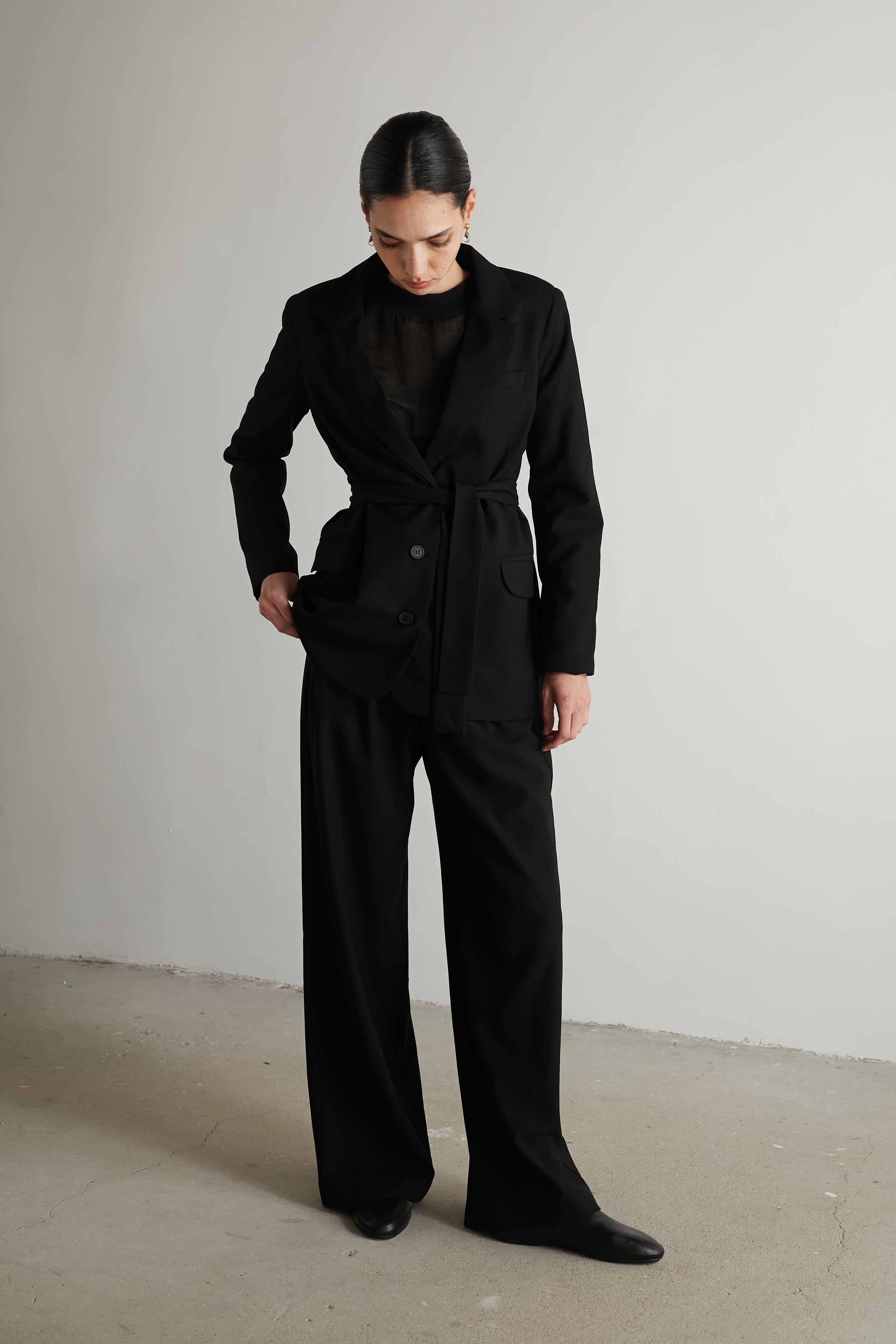 Wide W bruno pants Black