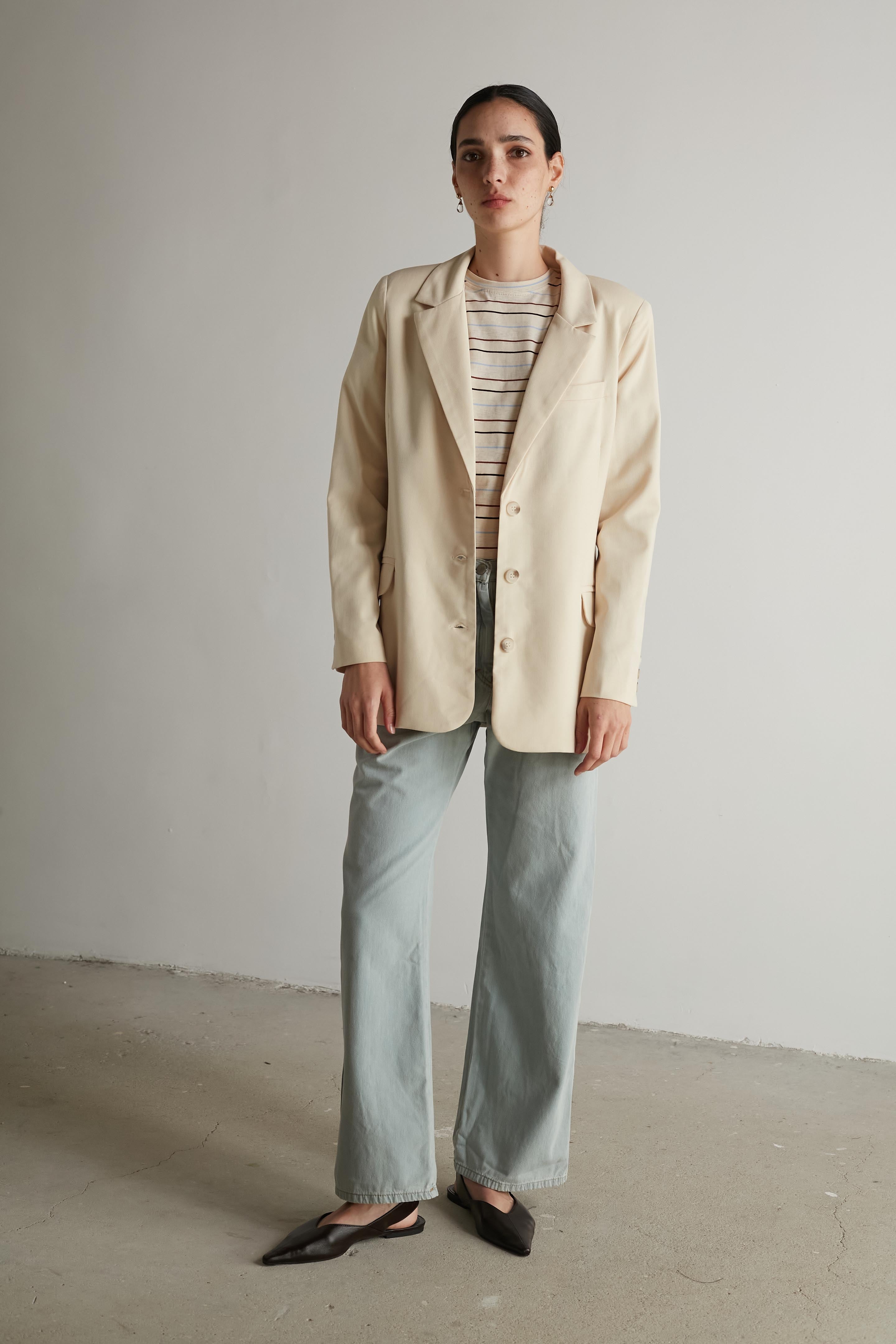 Bruno Fitted jacket Vanilla