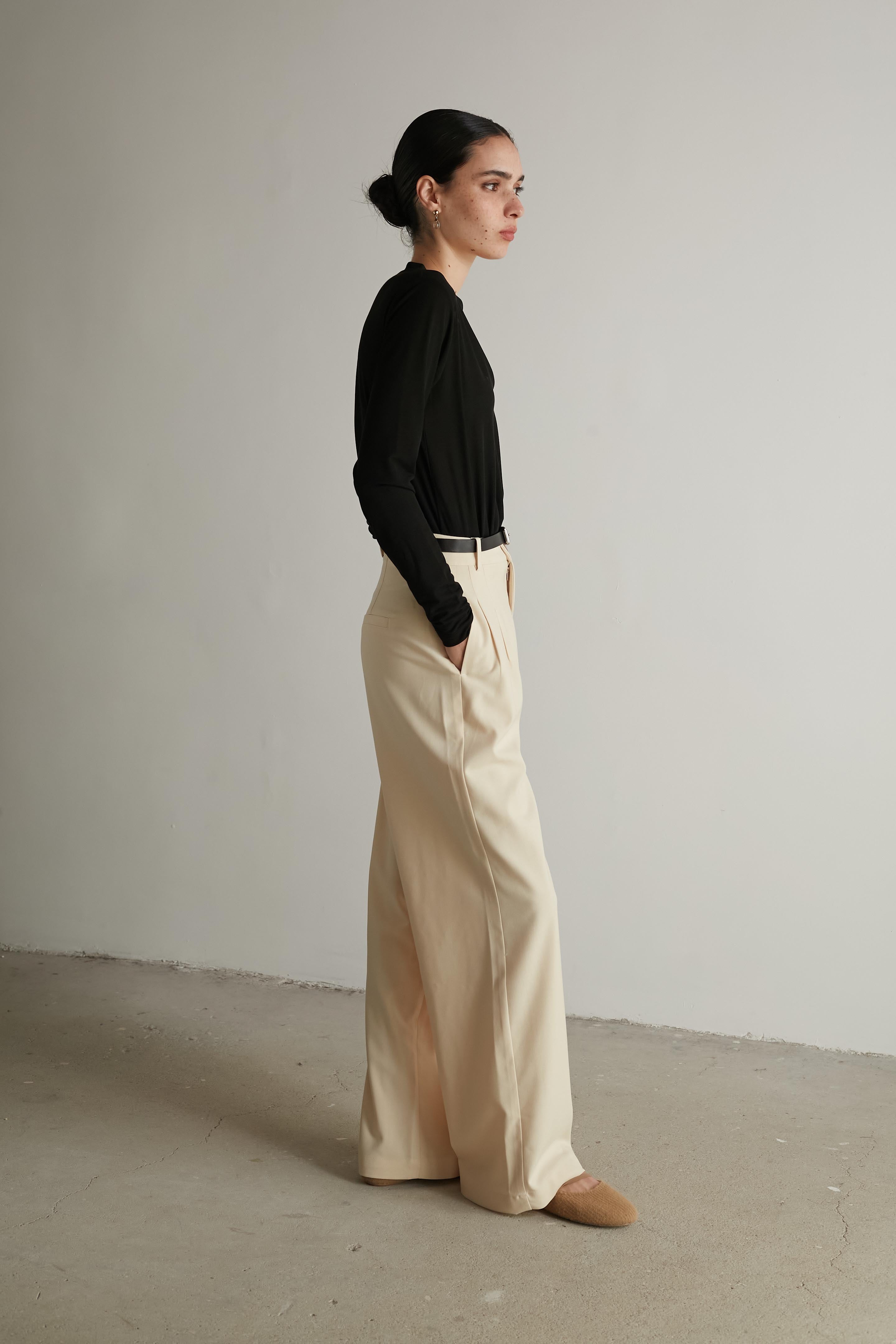 Wide W bruno pants Vanilla
