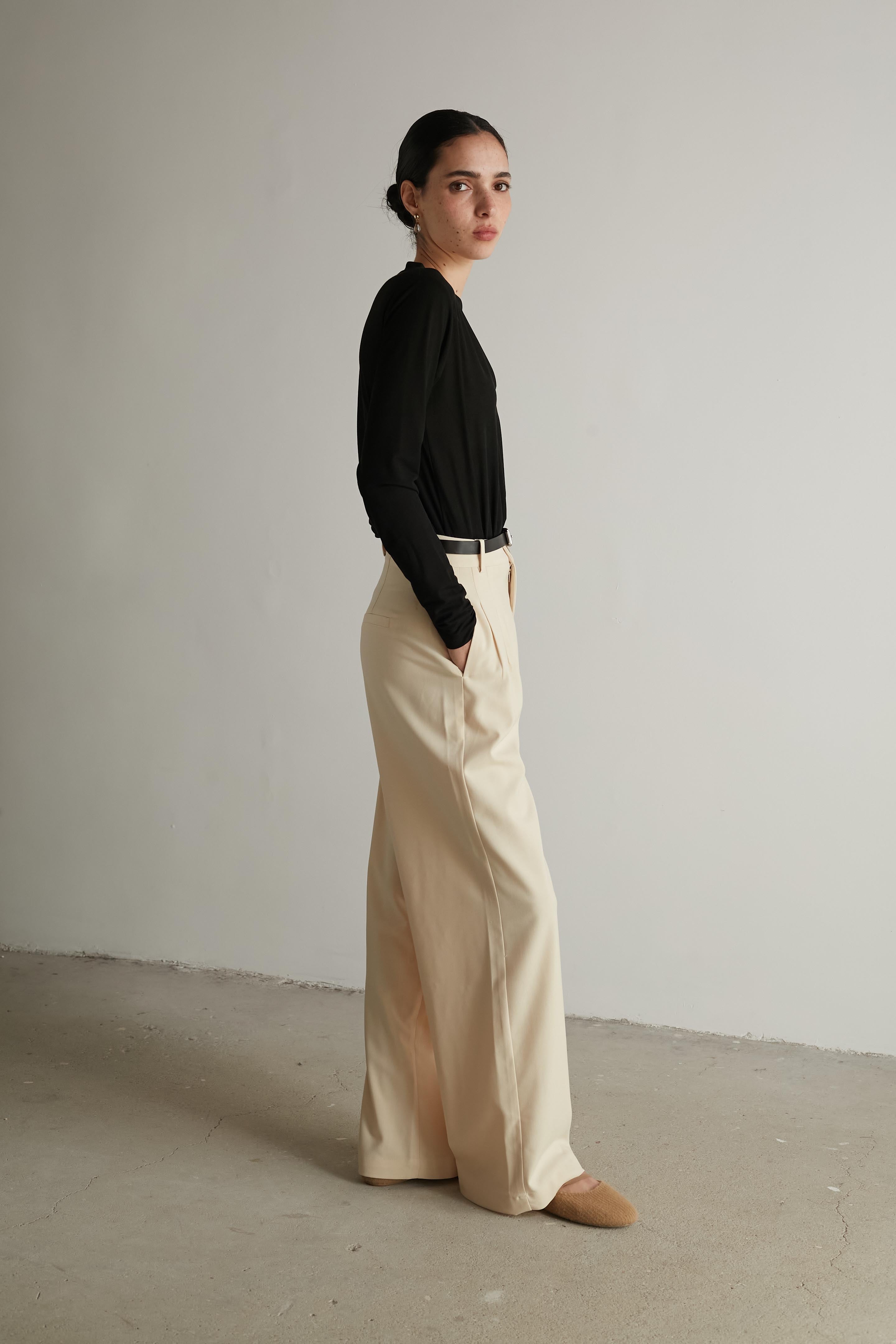 Wide W bruno pants Vanilla