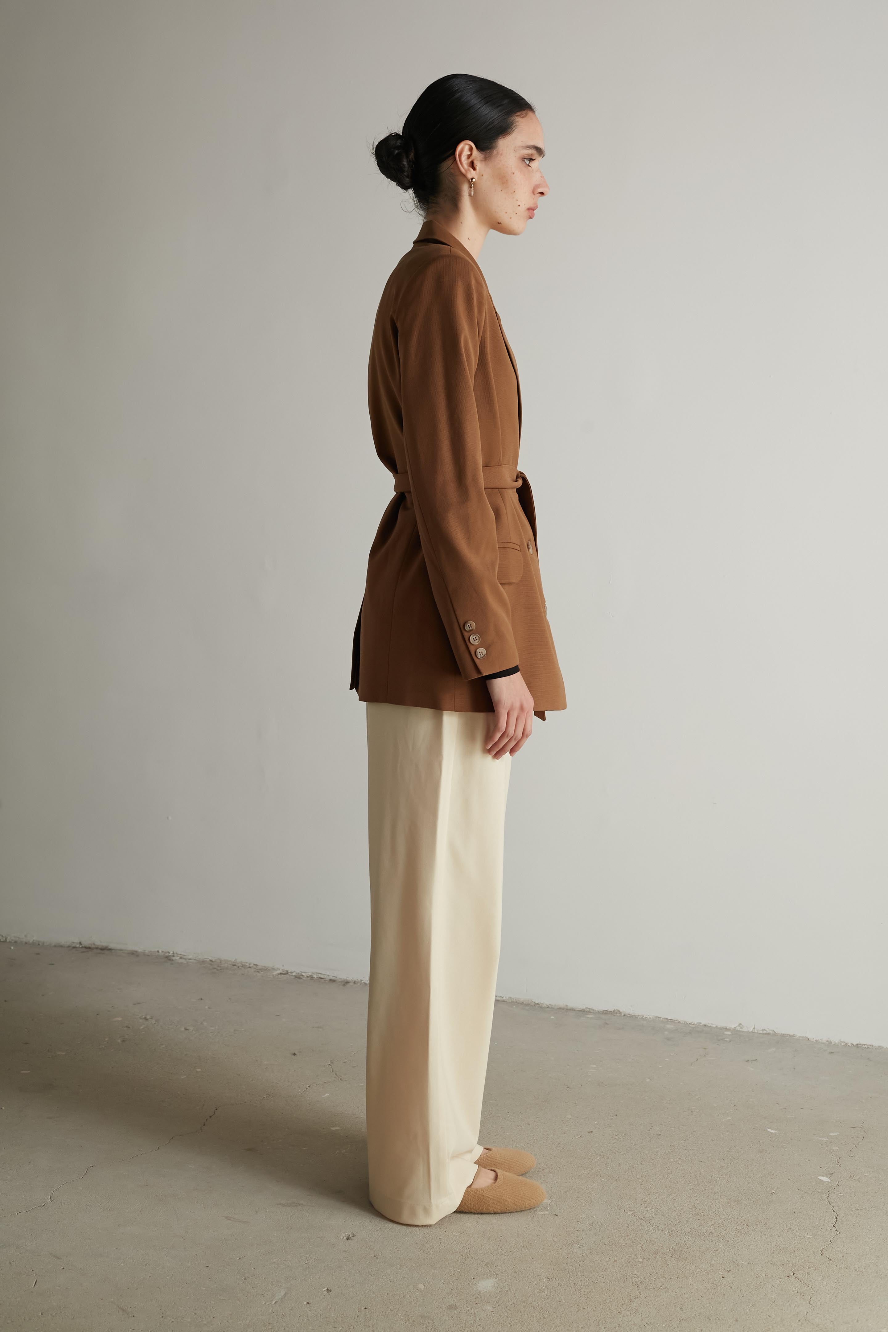 Bruno Fitted jacket Camel