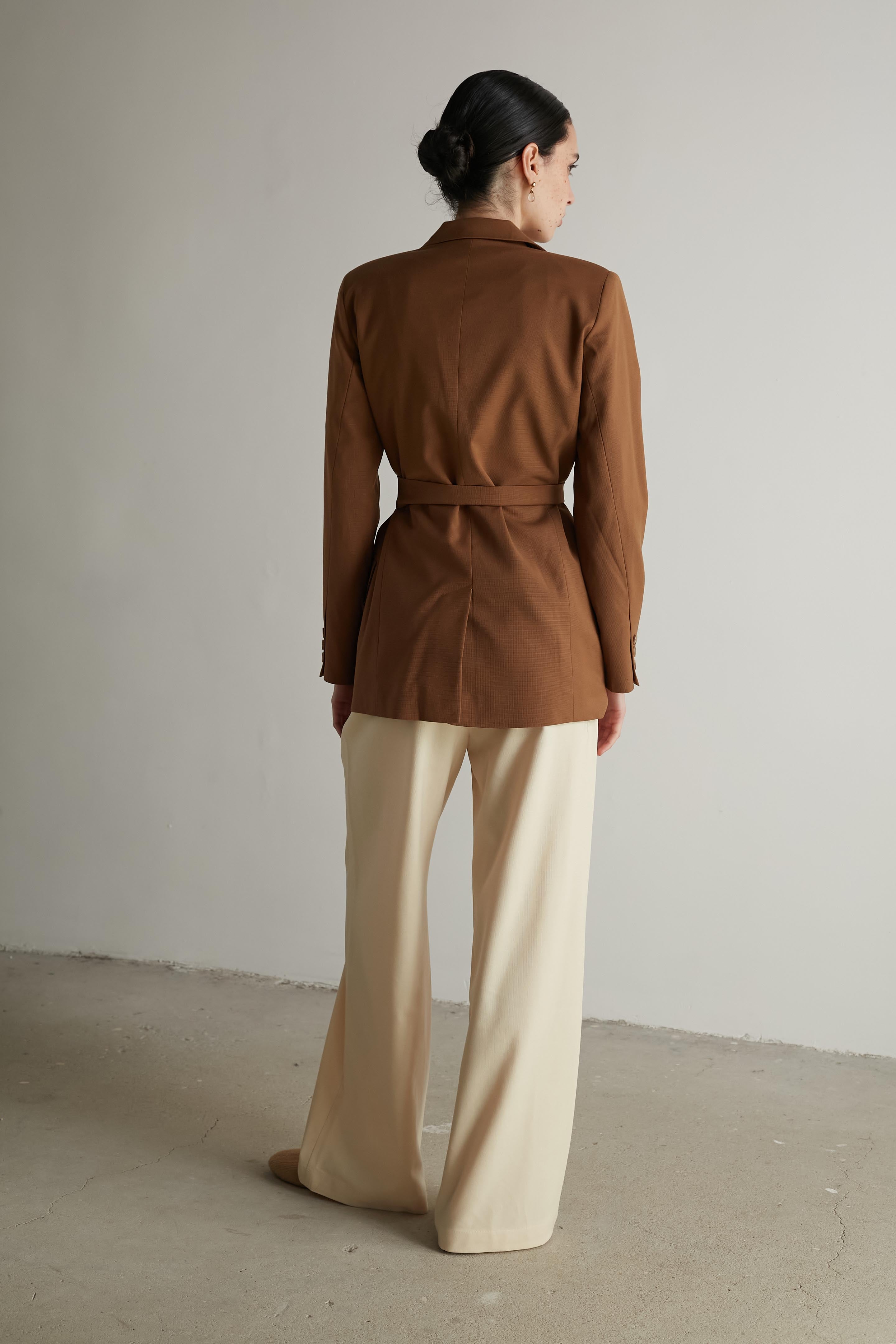 Bruno Fitted jacket Camel