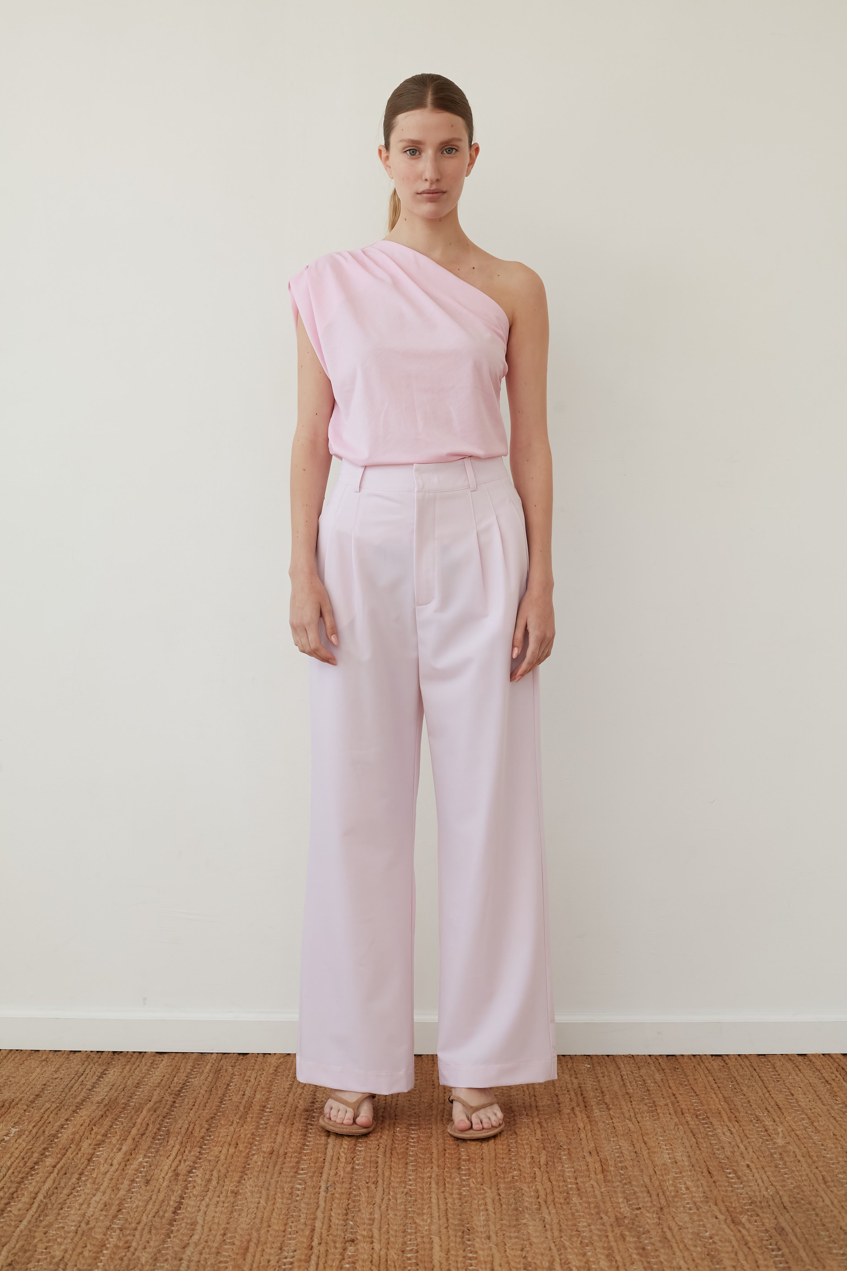 Wide bruno pants pink