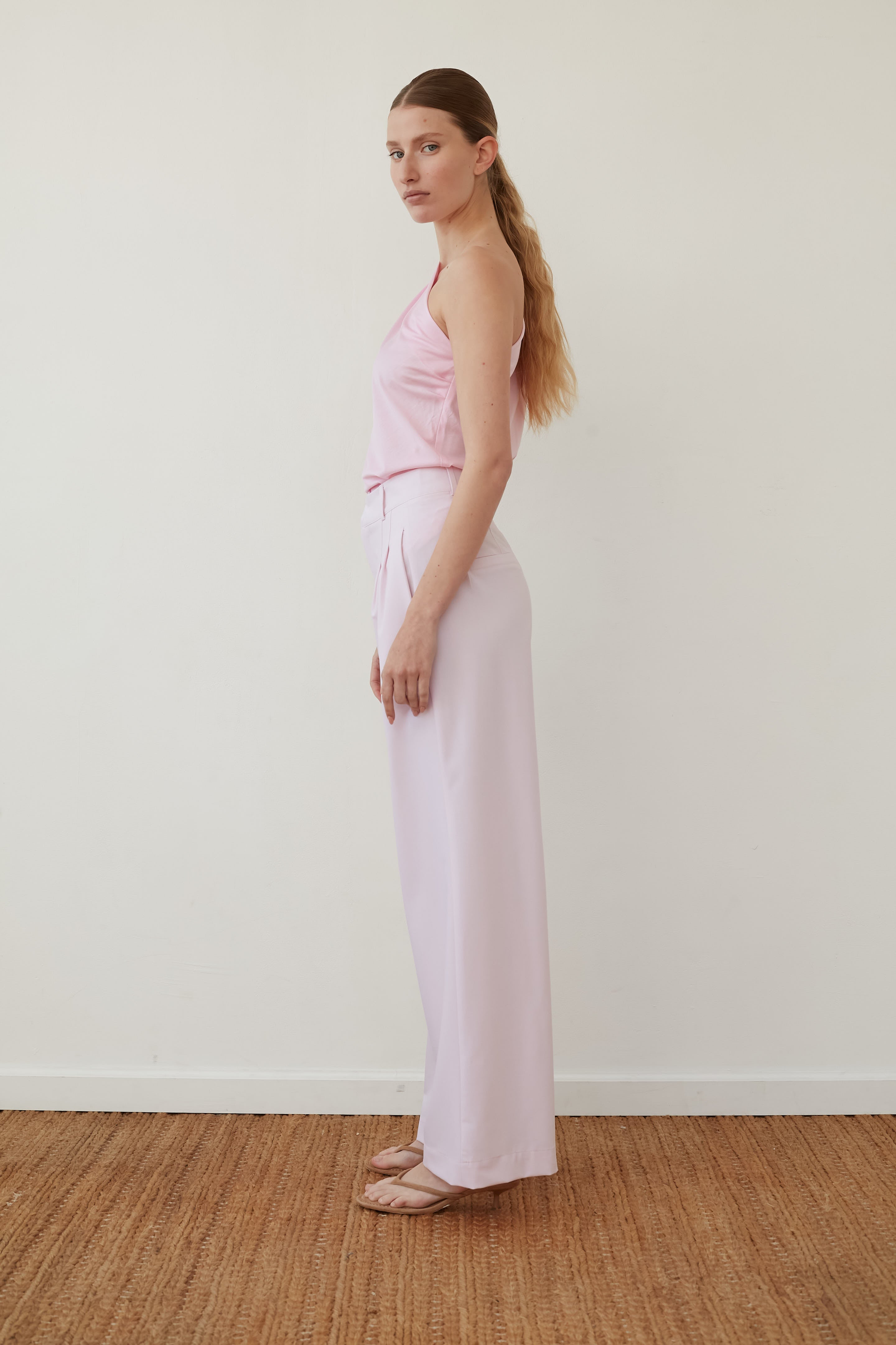 Wide bruno pants pink