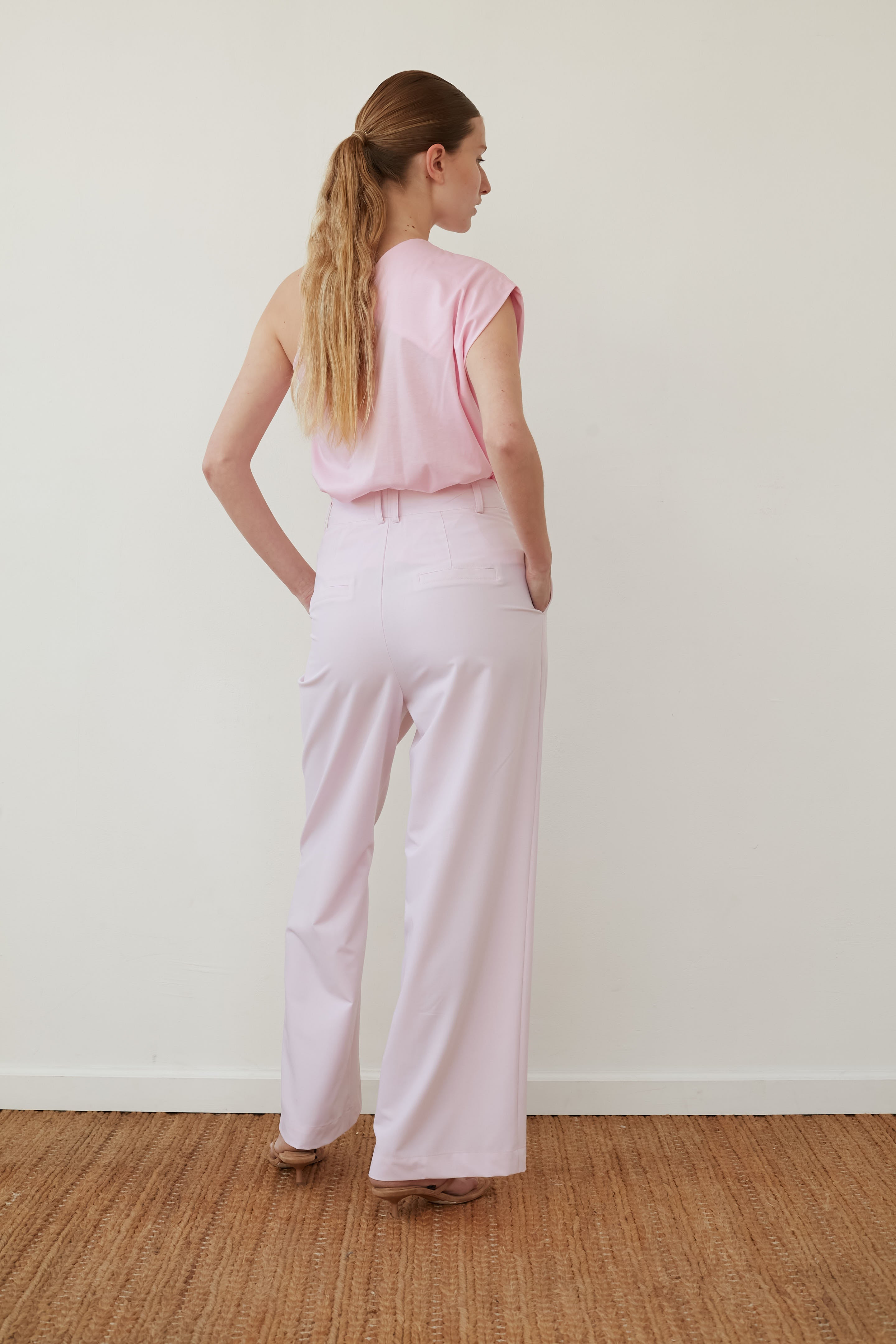Wide bruno pants pink
