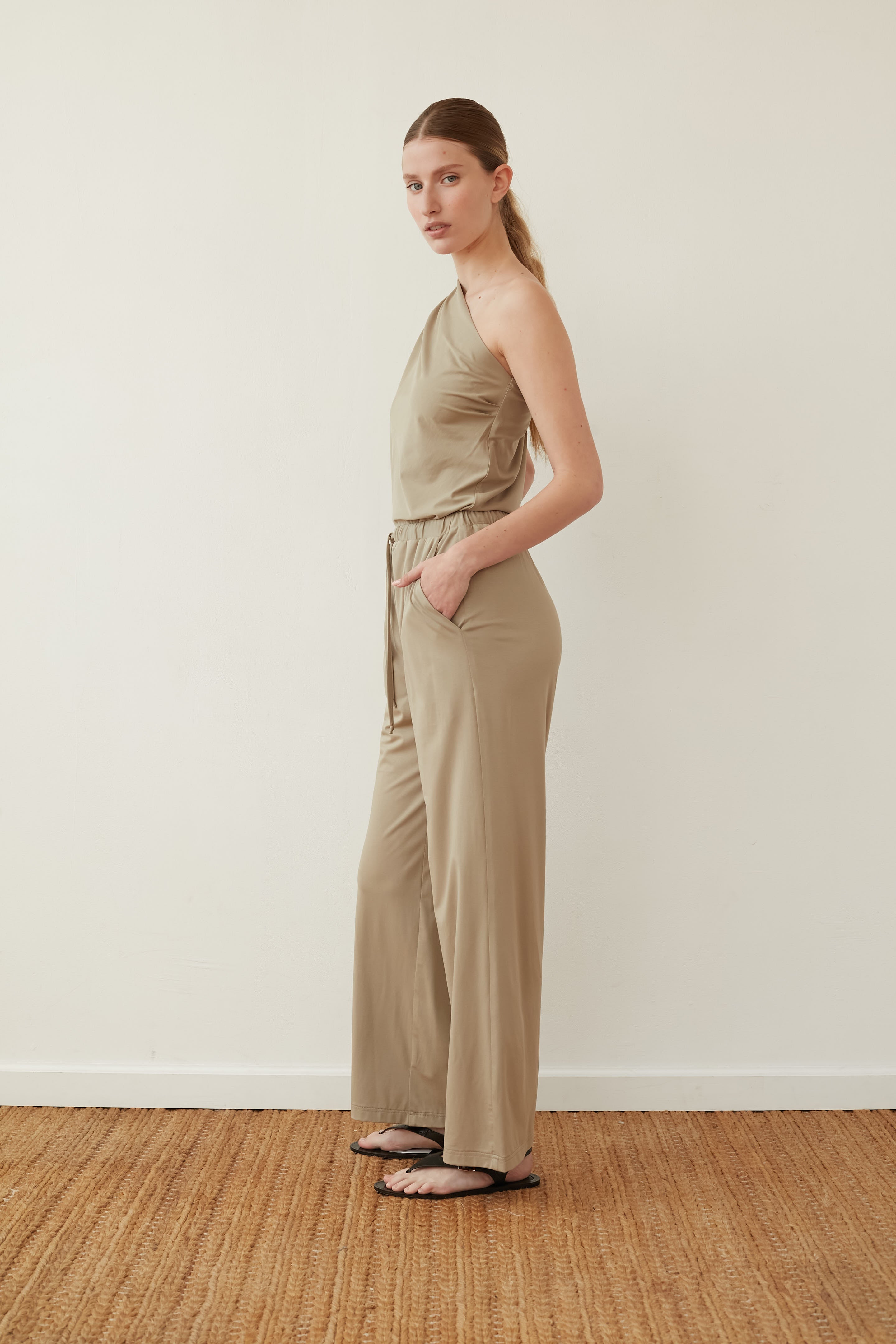 knited pants mocha