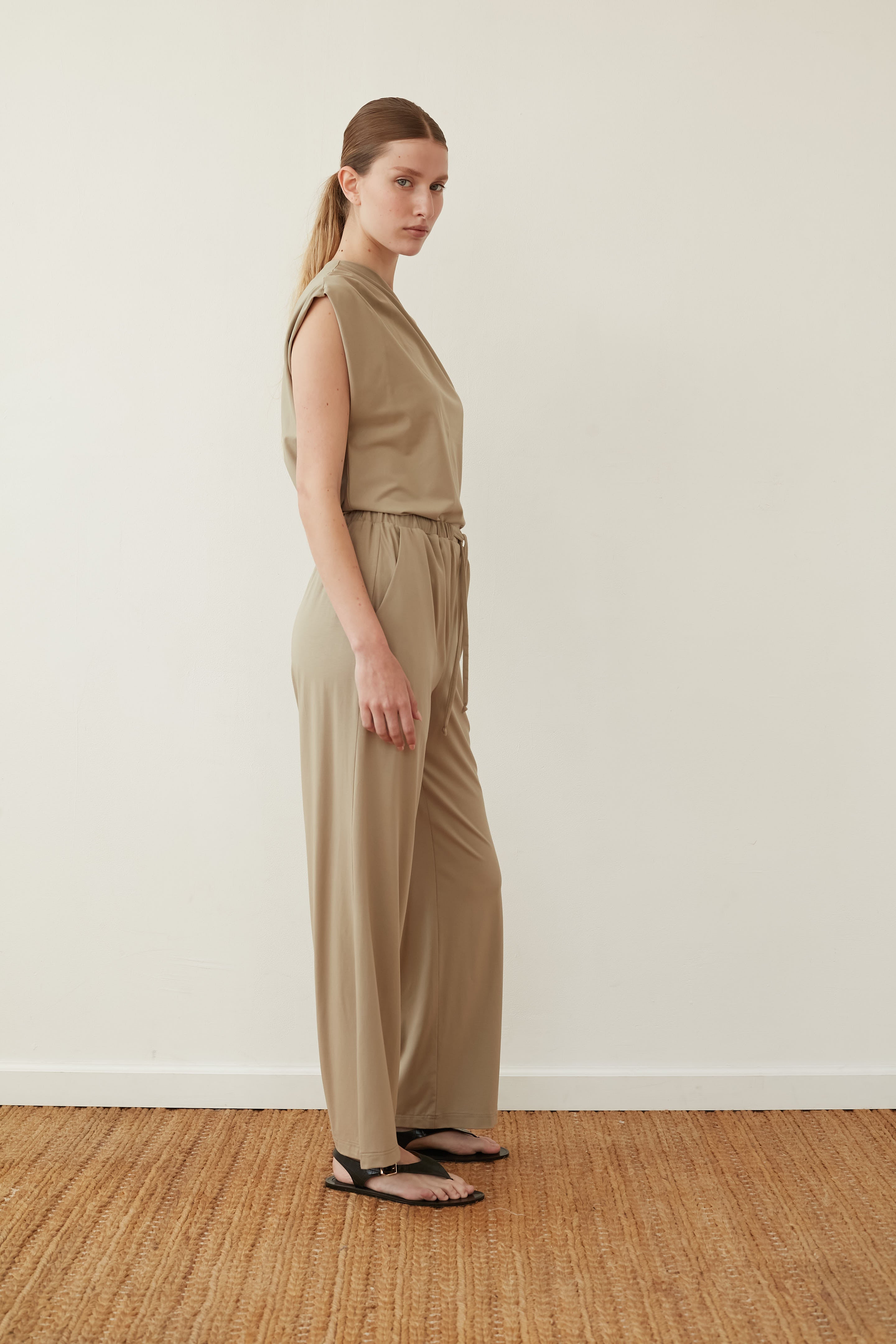 knited pants mocha
