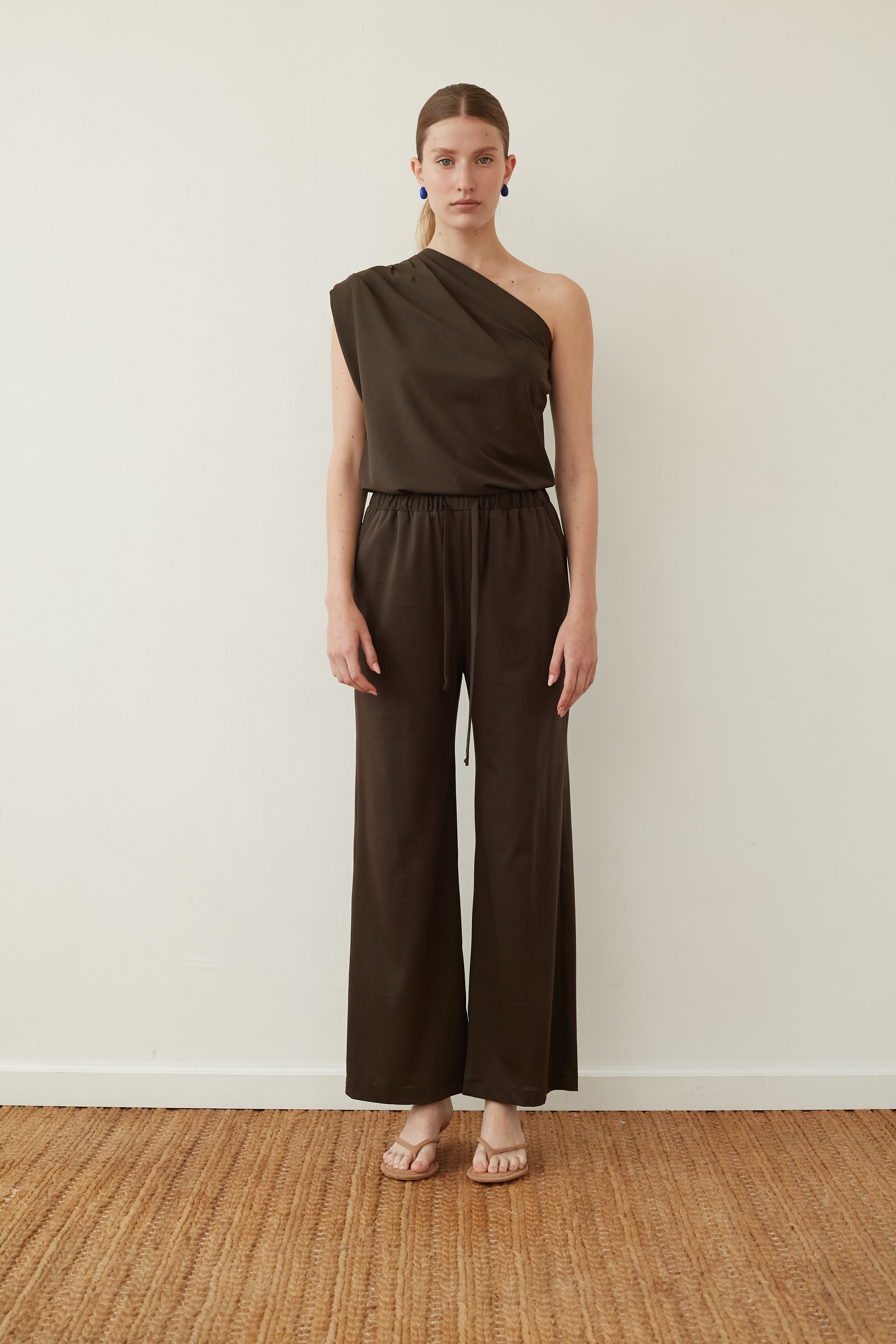 knited pants chocolate