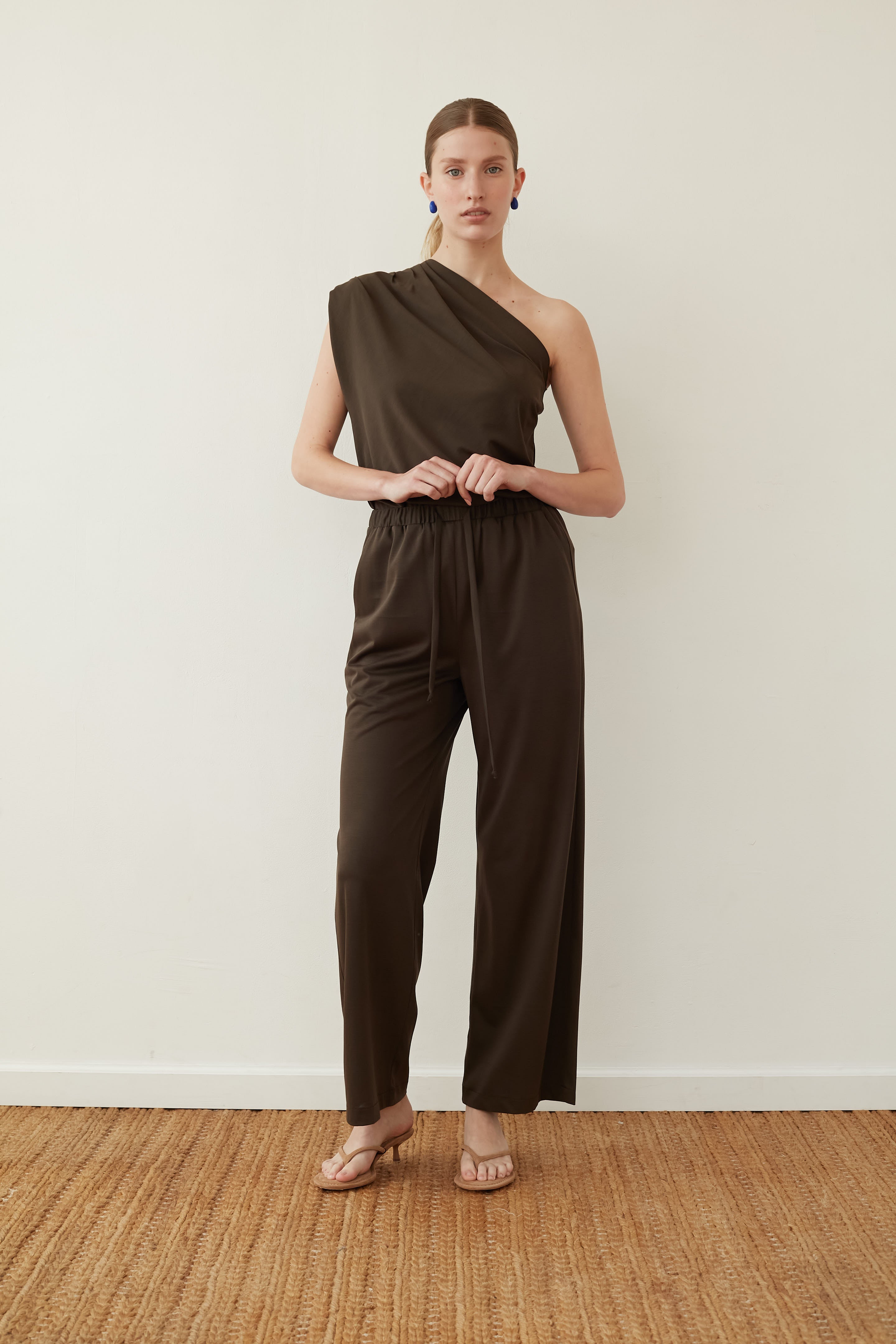 knited pants chocolate