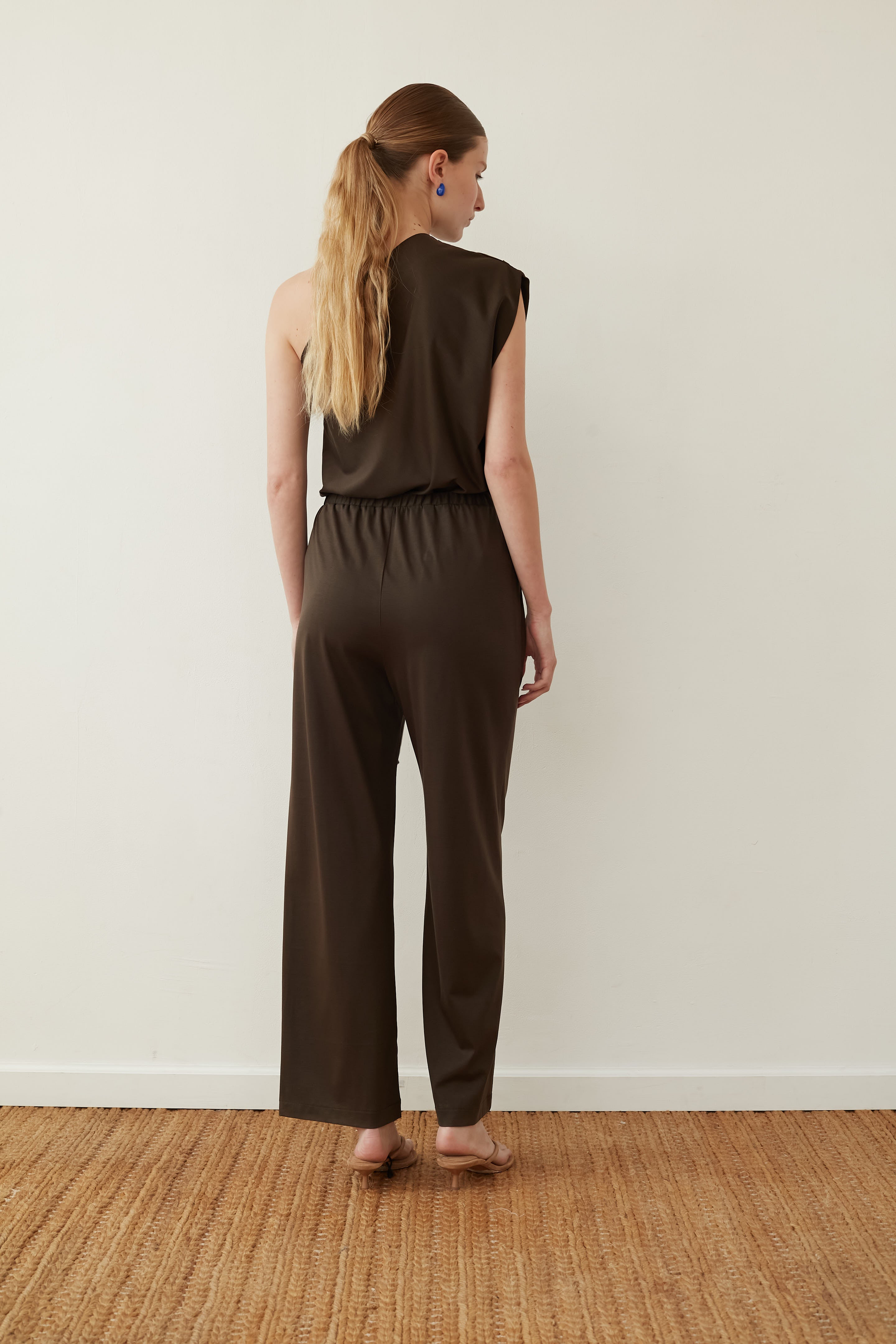 knited pants chocolate