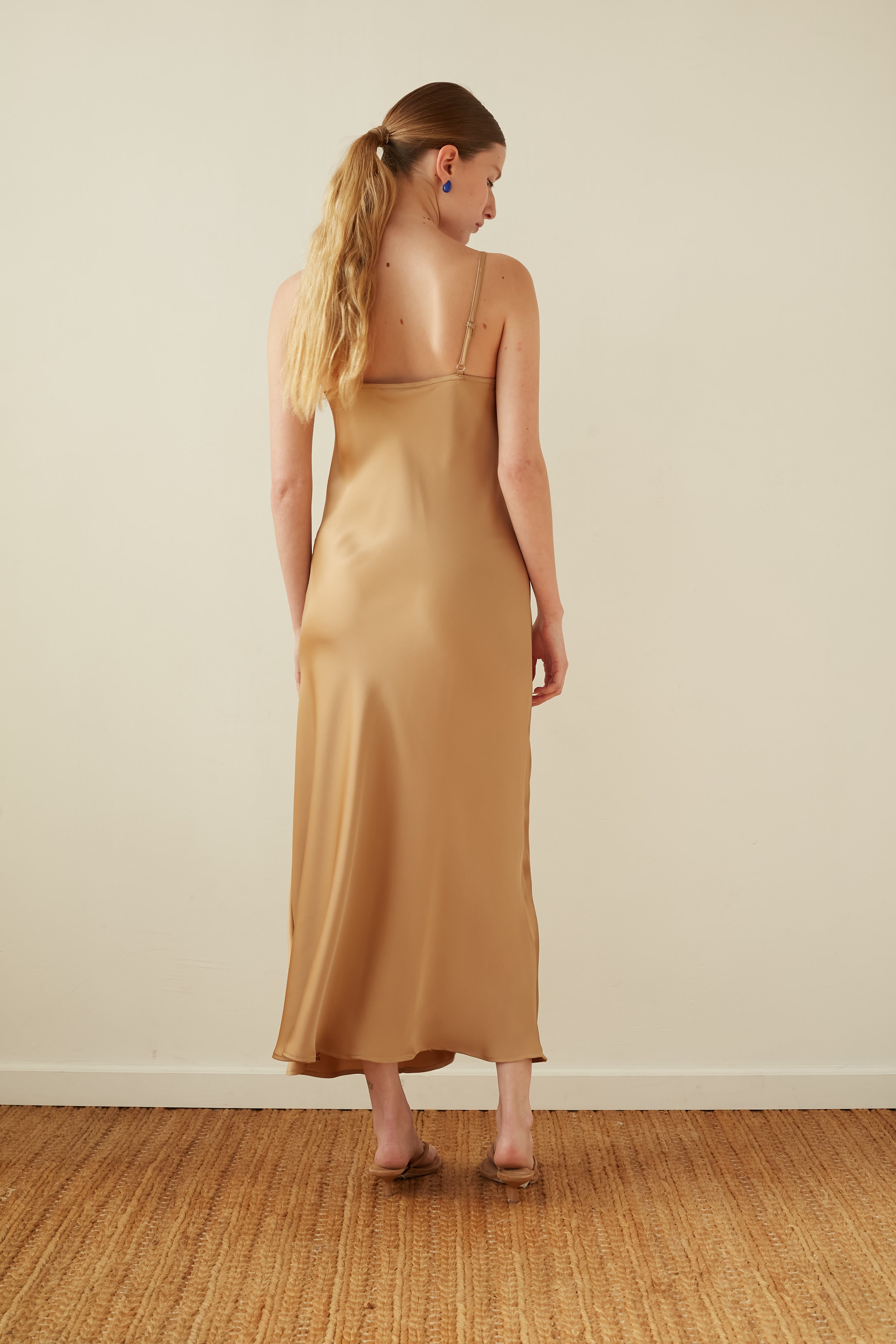 July dress gold