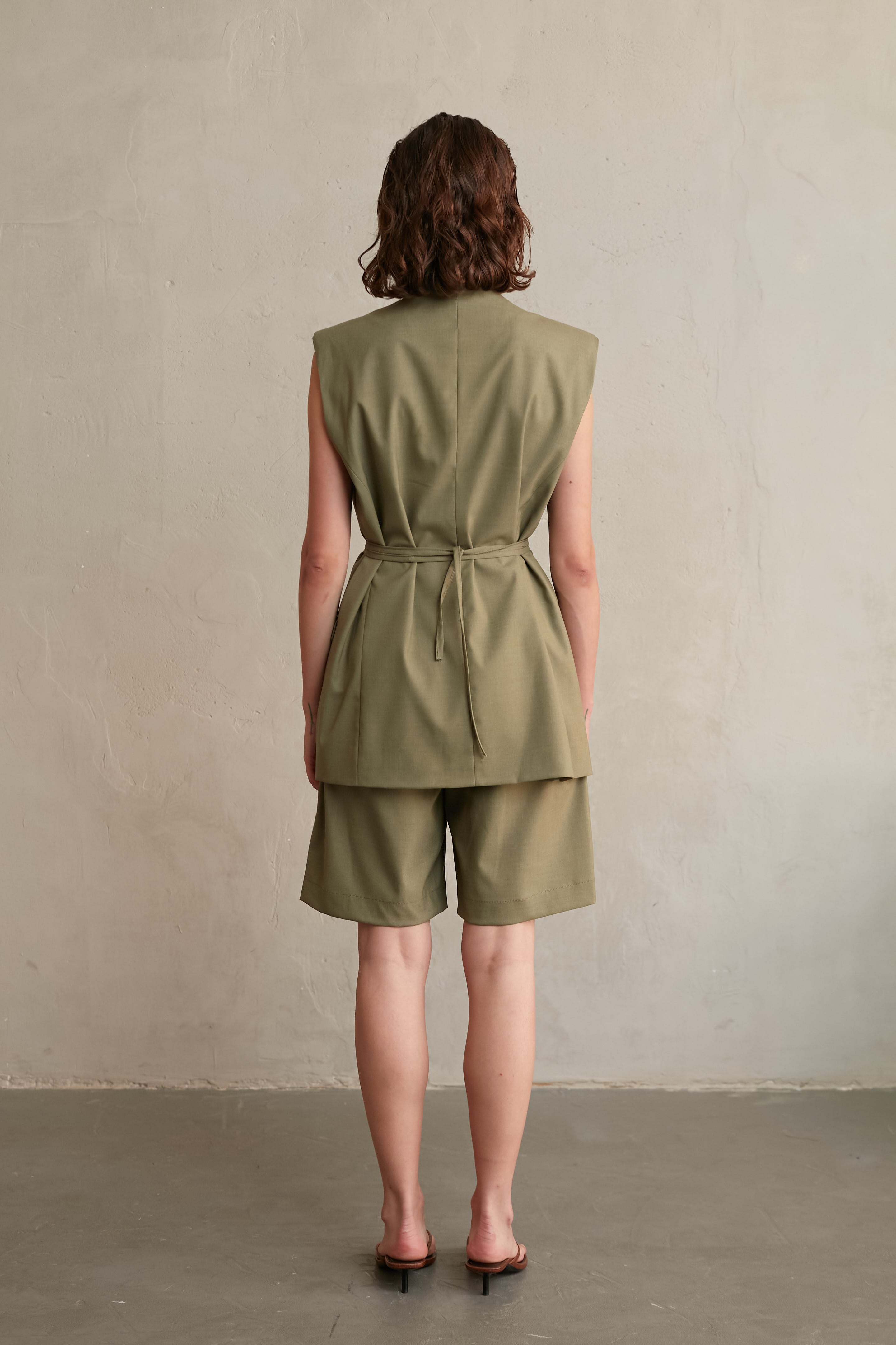 Bruno vest Olive