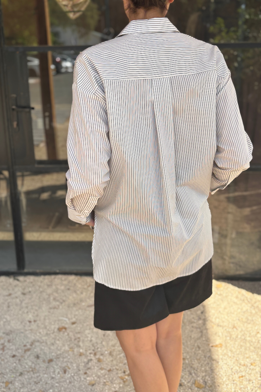 Moon top Stripes blue
