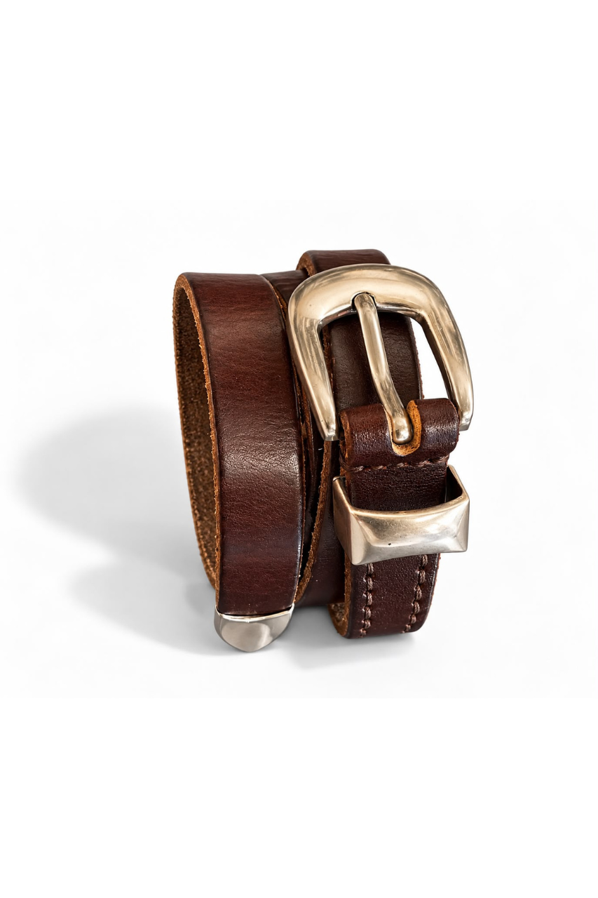 leather belt Brown