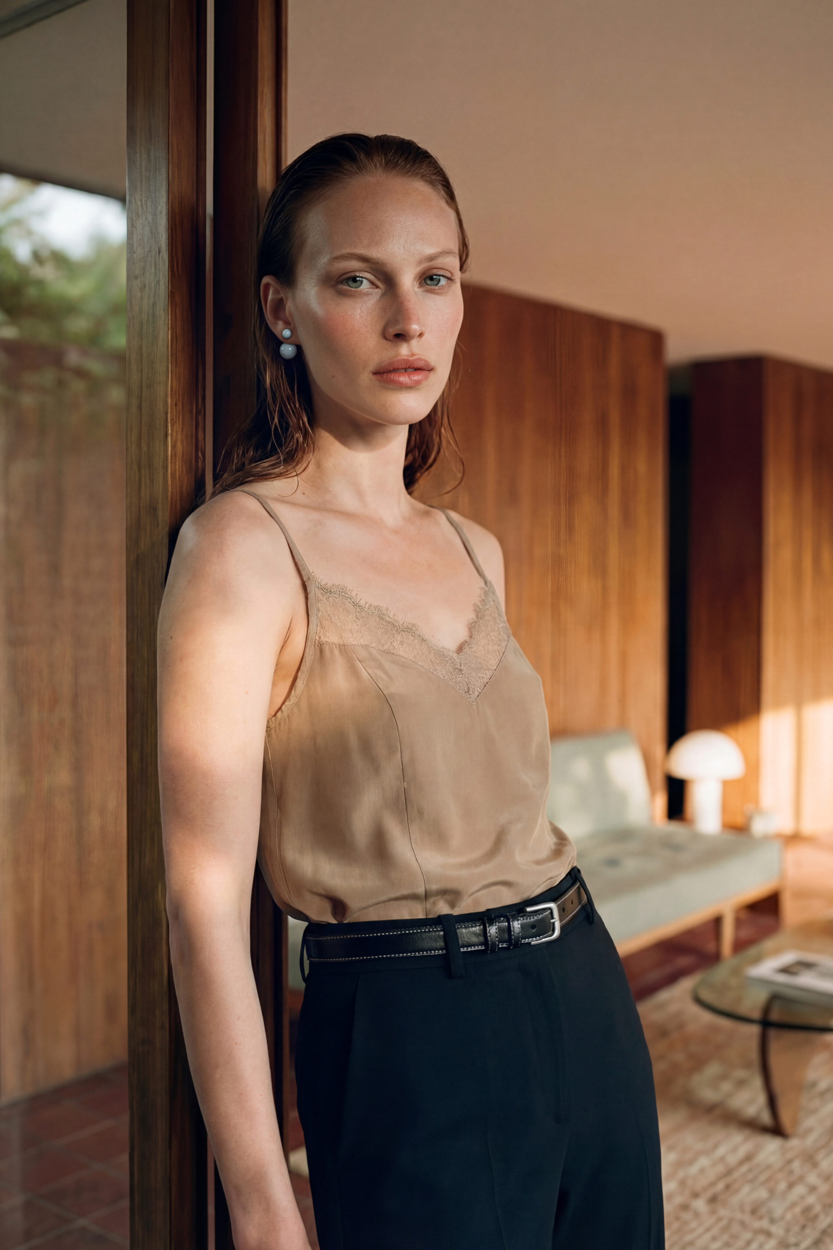 mid rise bruno pants black