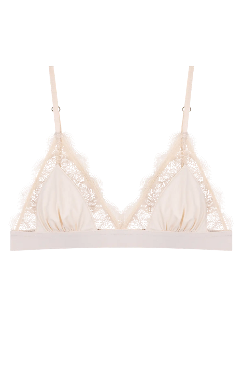 Love Lace bralette Off White