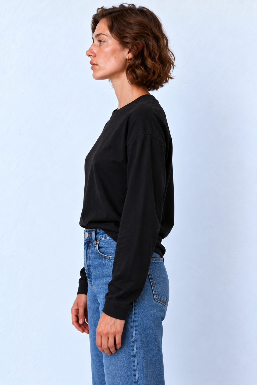 long Basic T black