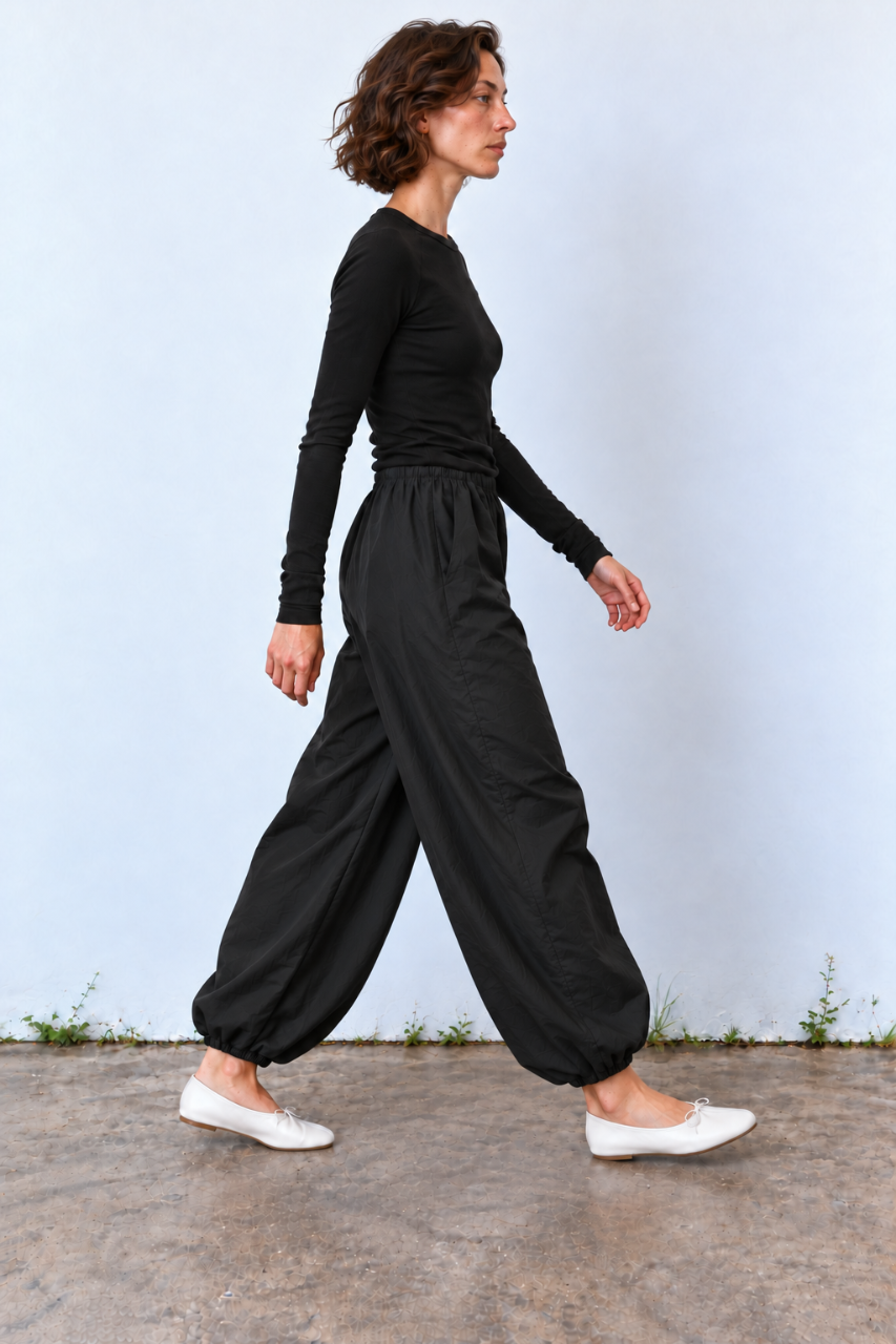 W Balloon Pants black