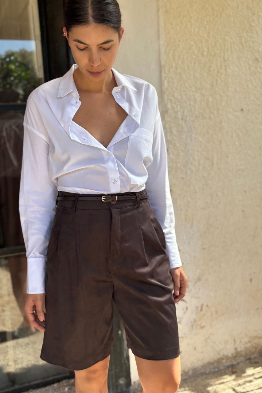 Moon tying top white
