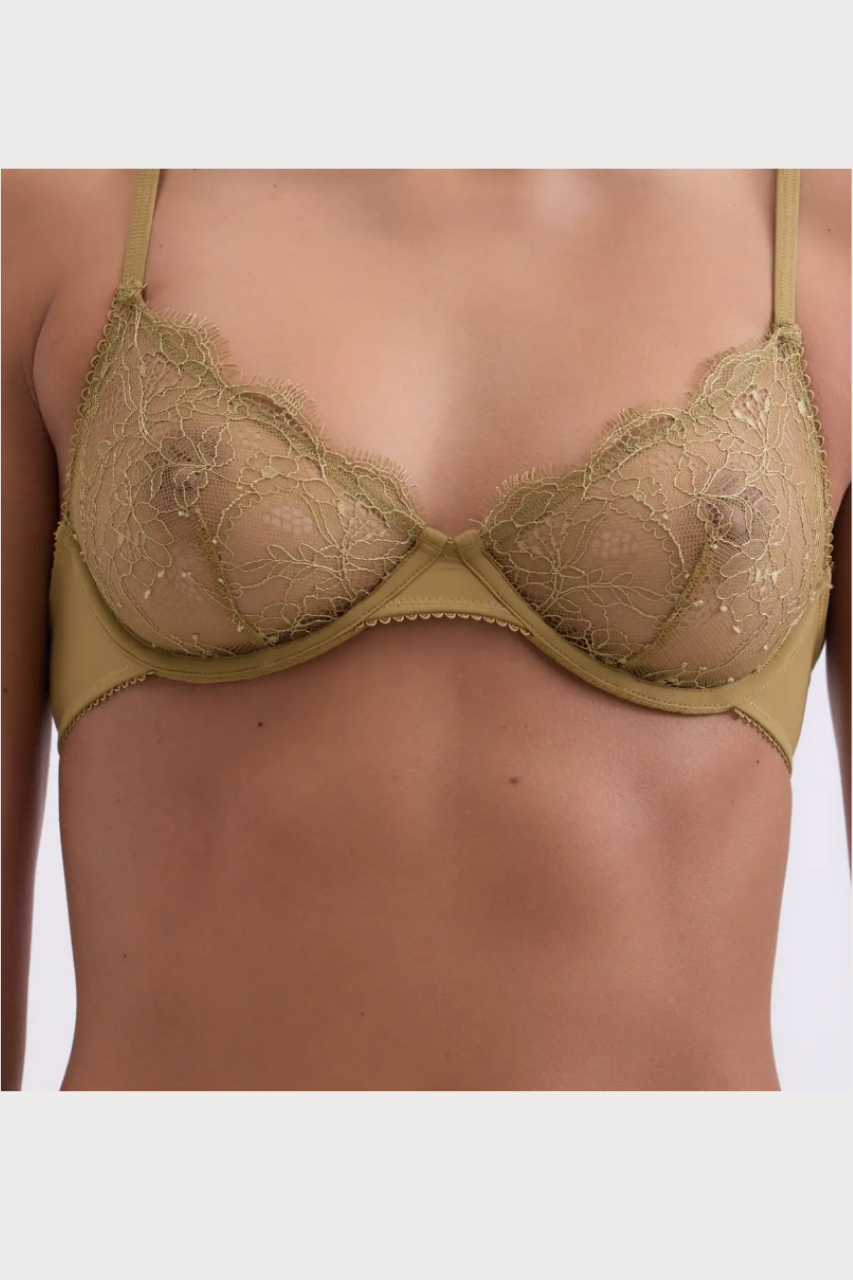 Romeo Lace wired bra bronze