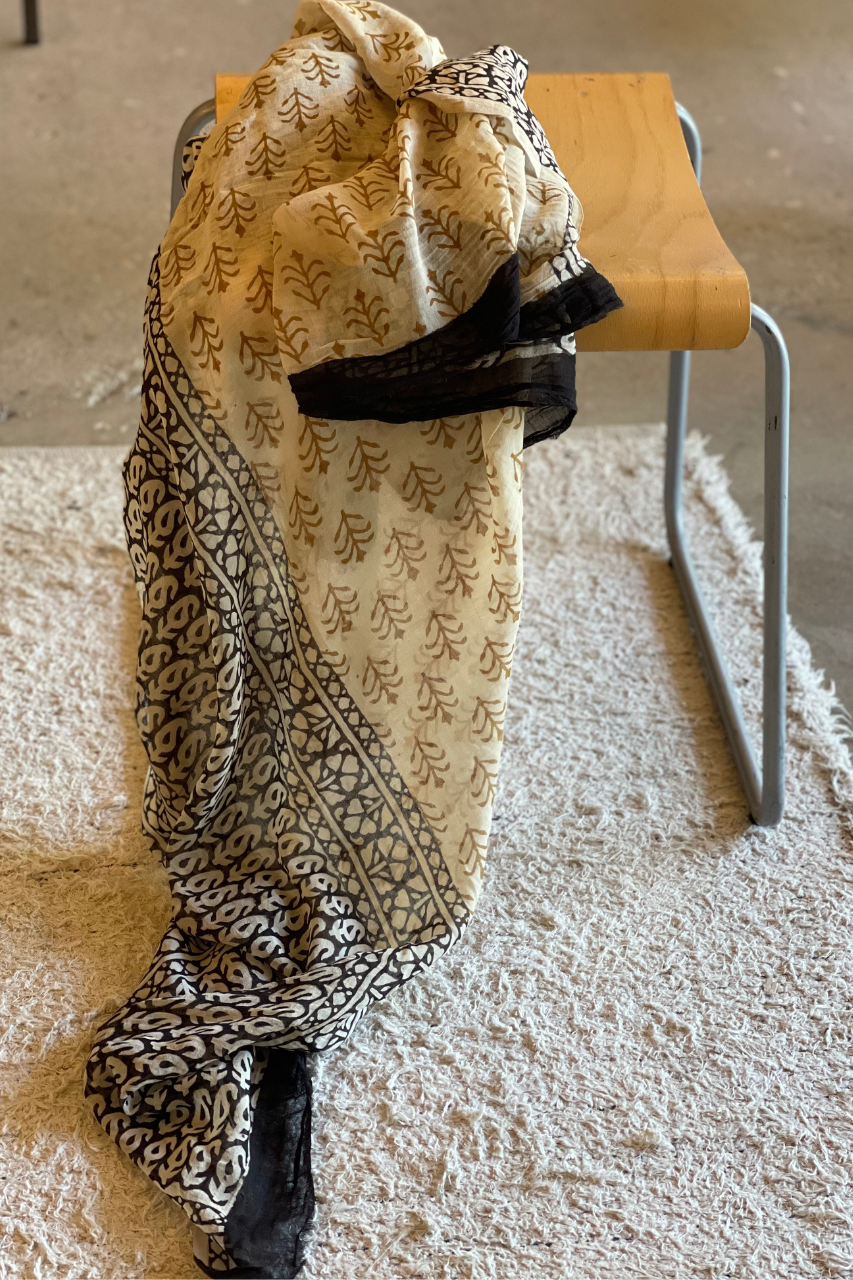 printed Sarong mustard