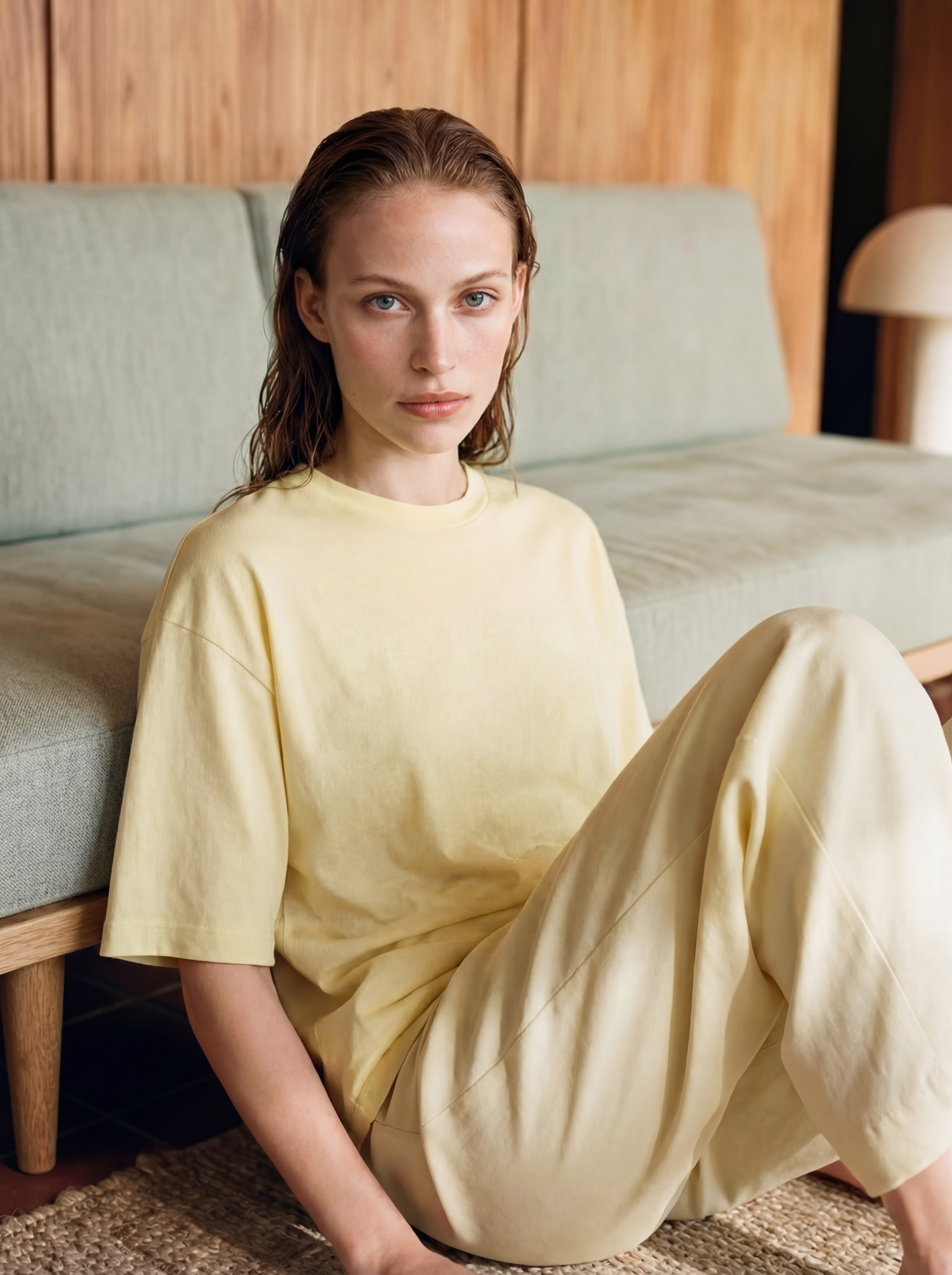 oversize t shirt yellow