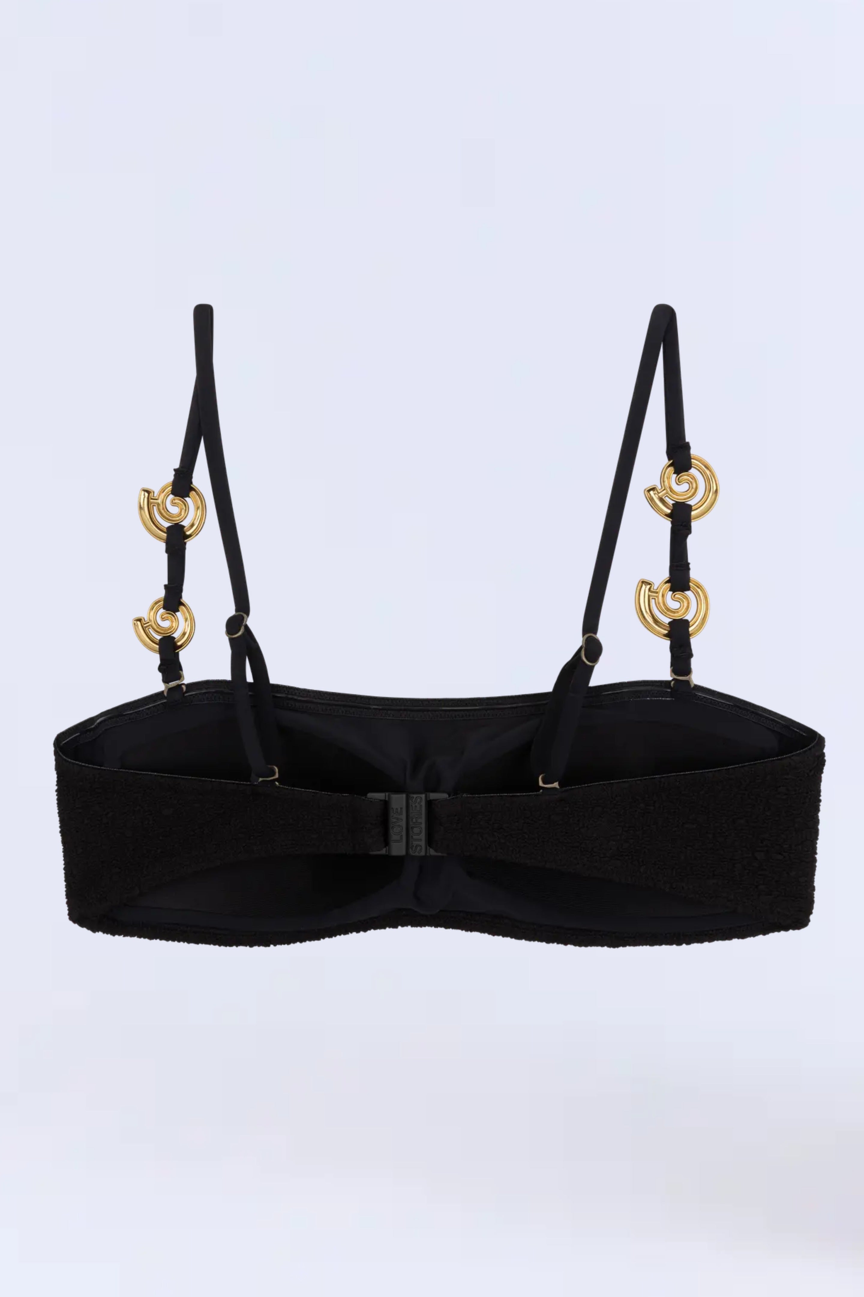 Bondi bikini top black