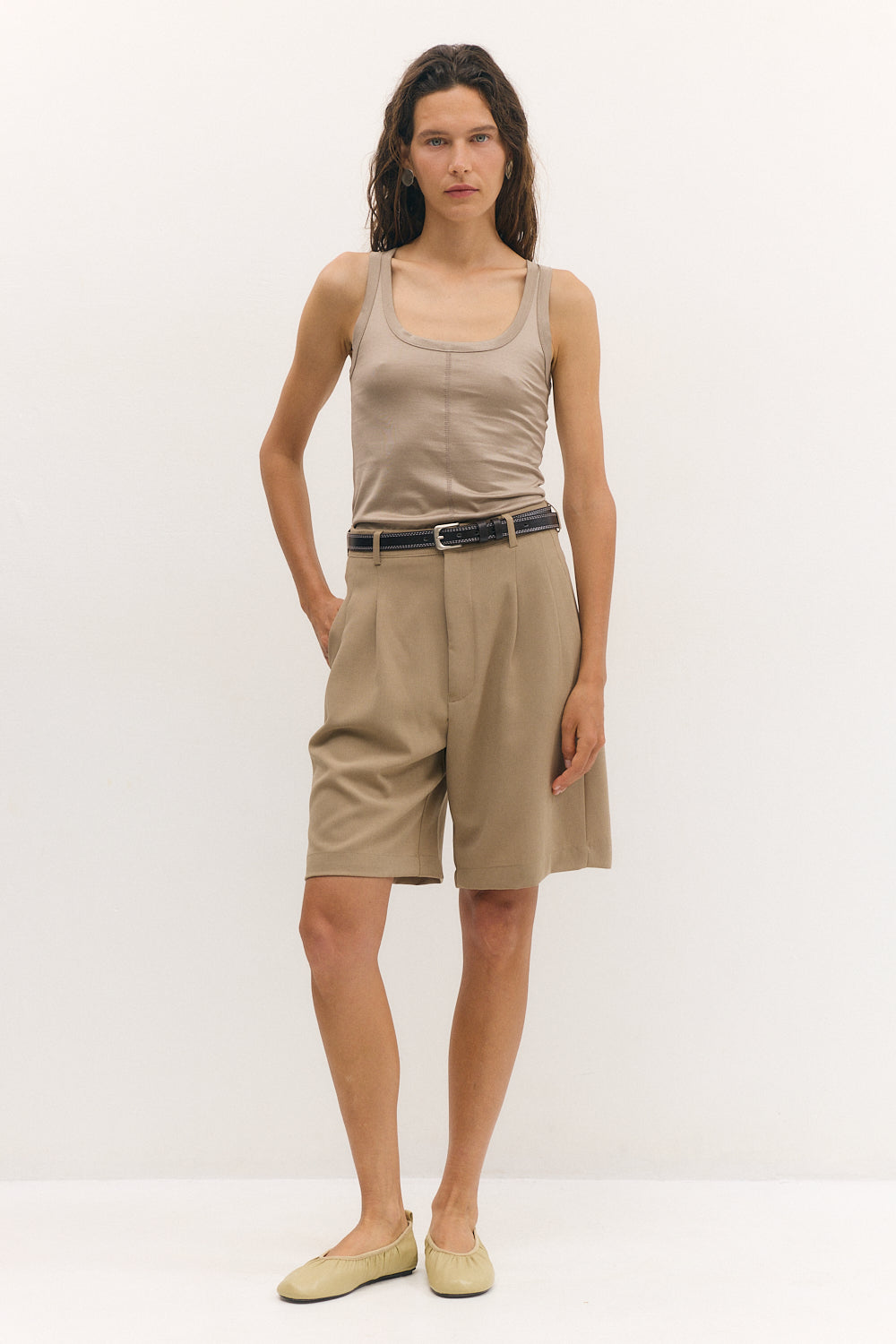Bruno bermuda Camel