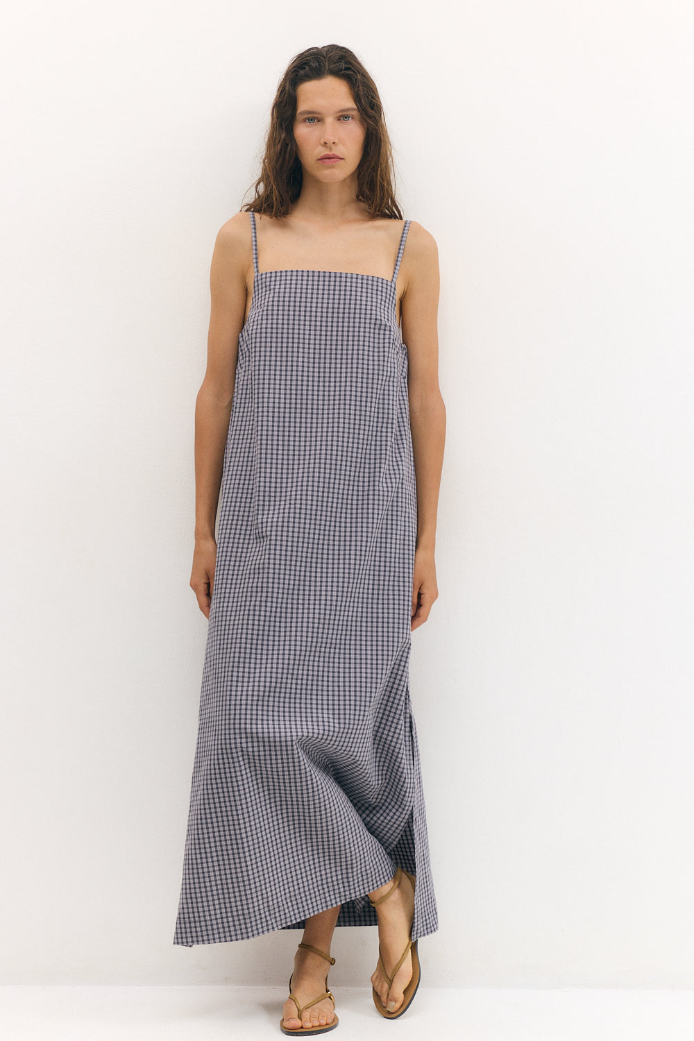 Everyday dress gray Plaid