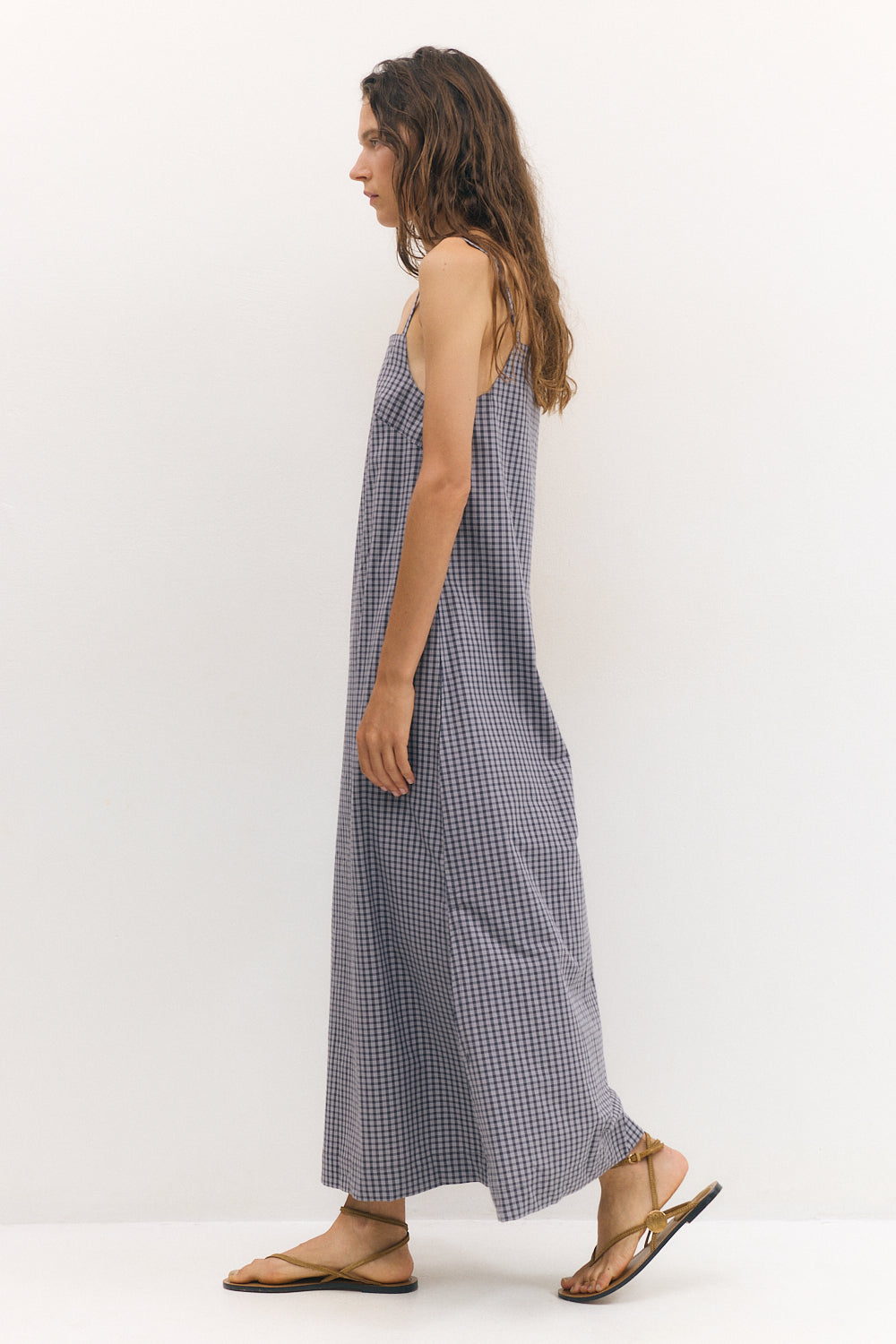 Everyday dress gray Plaid