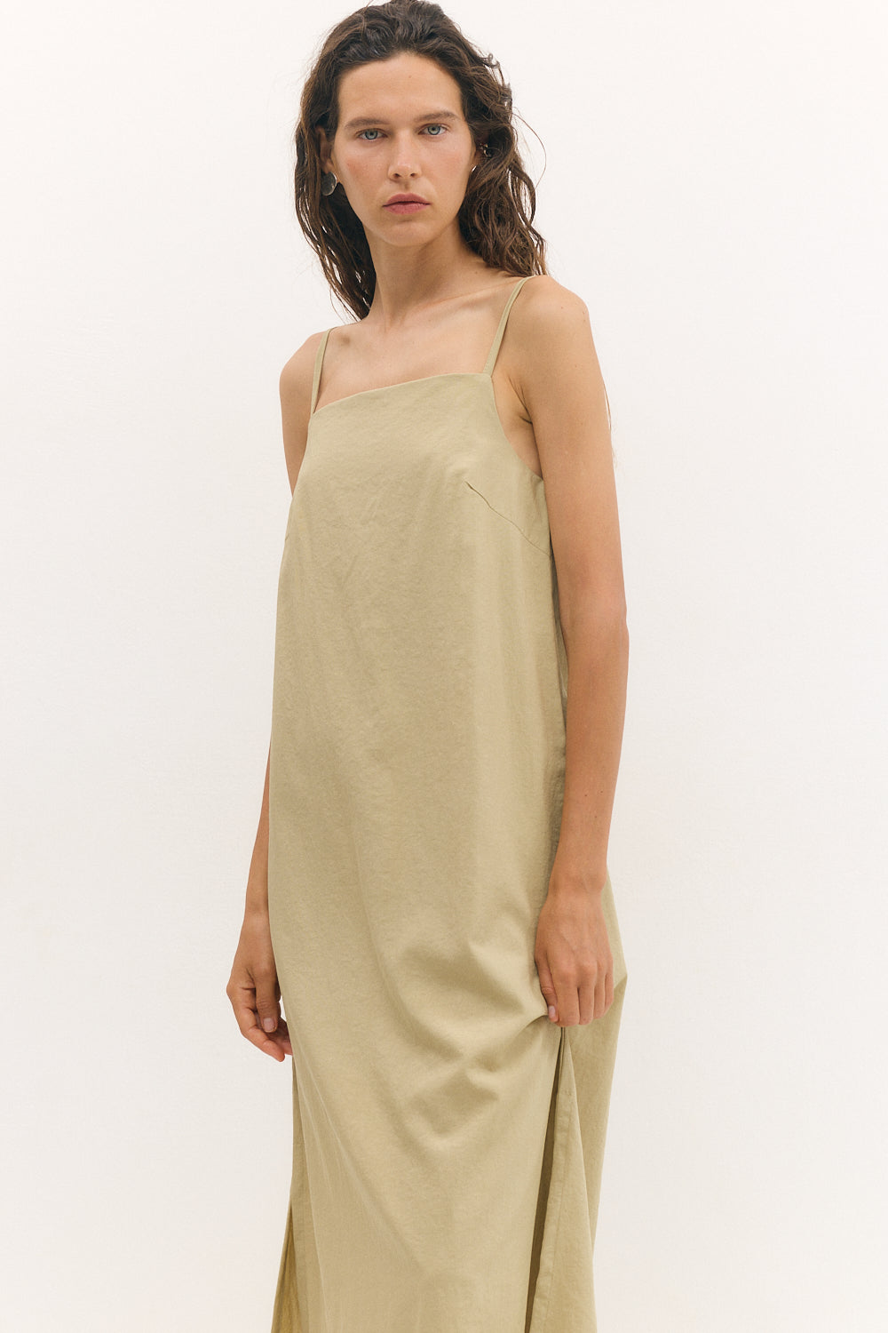Everyday dress Camel