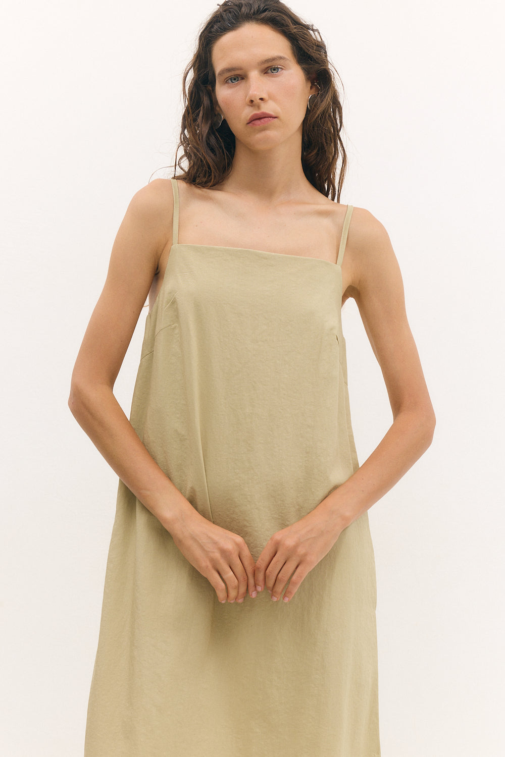 Everyday dress Camel