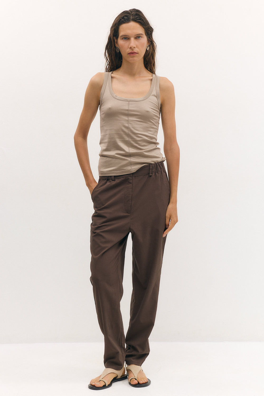 poppy pants chocolate
