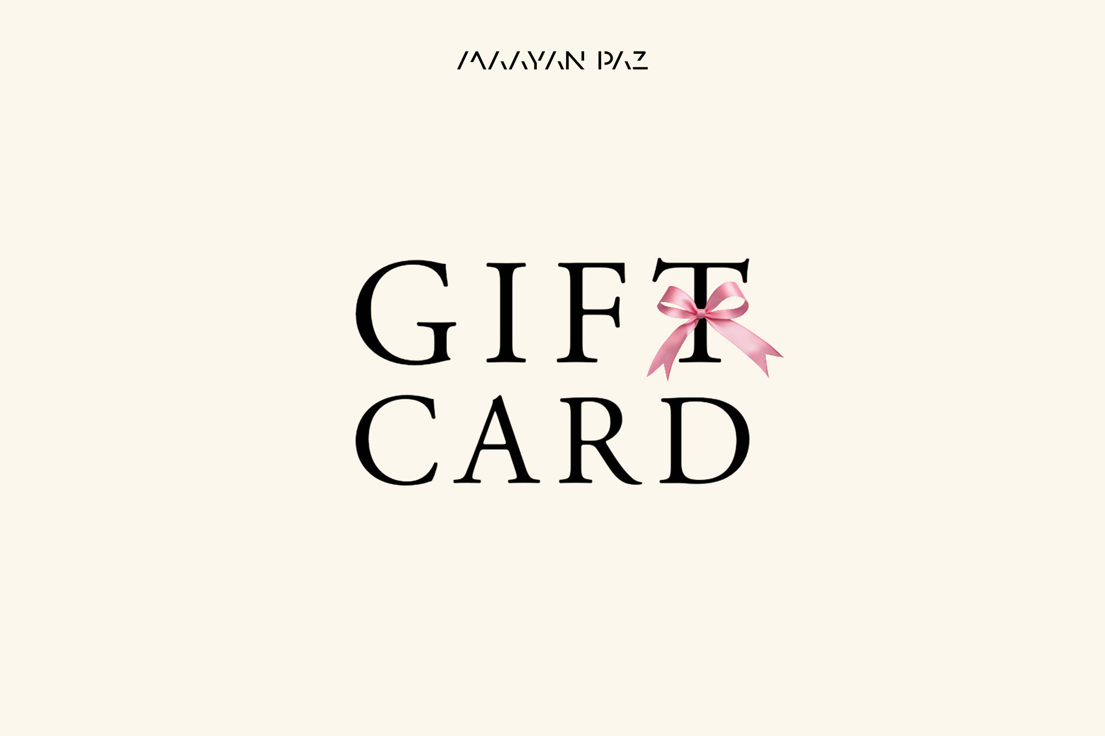 Maayan Paz gift card