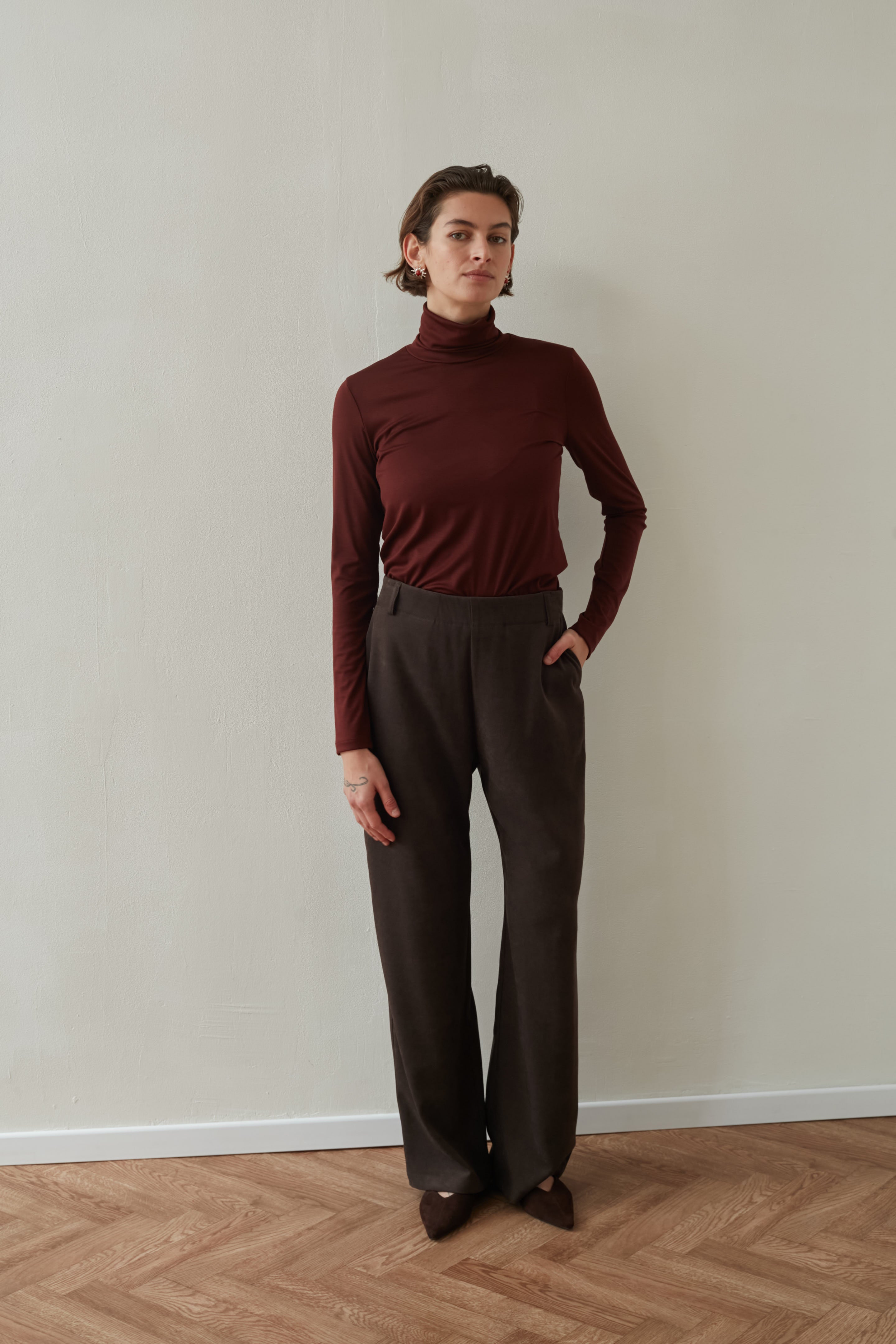 Haze turtleneck Cognac