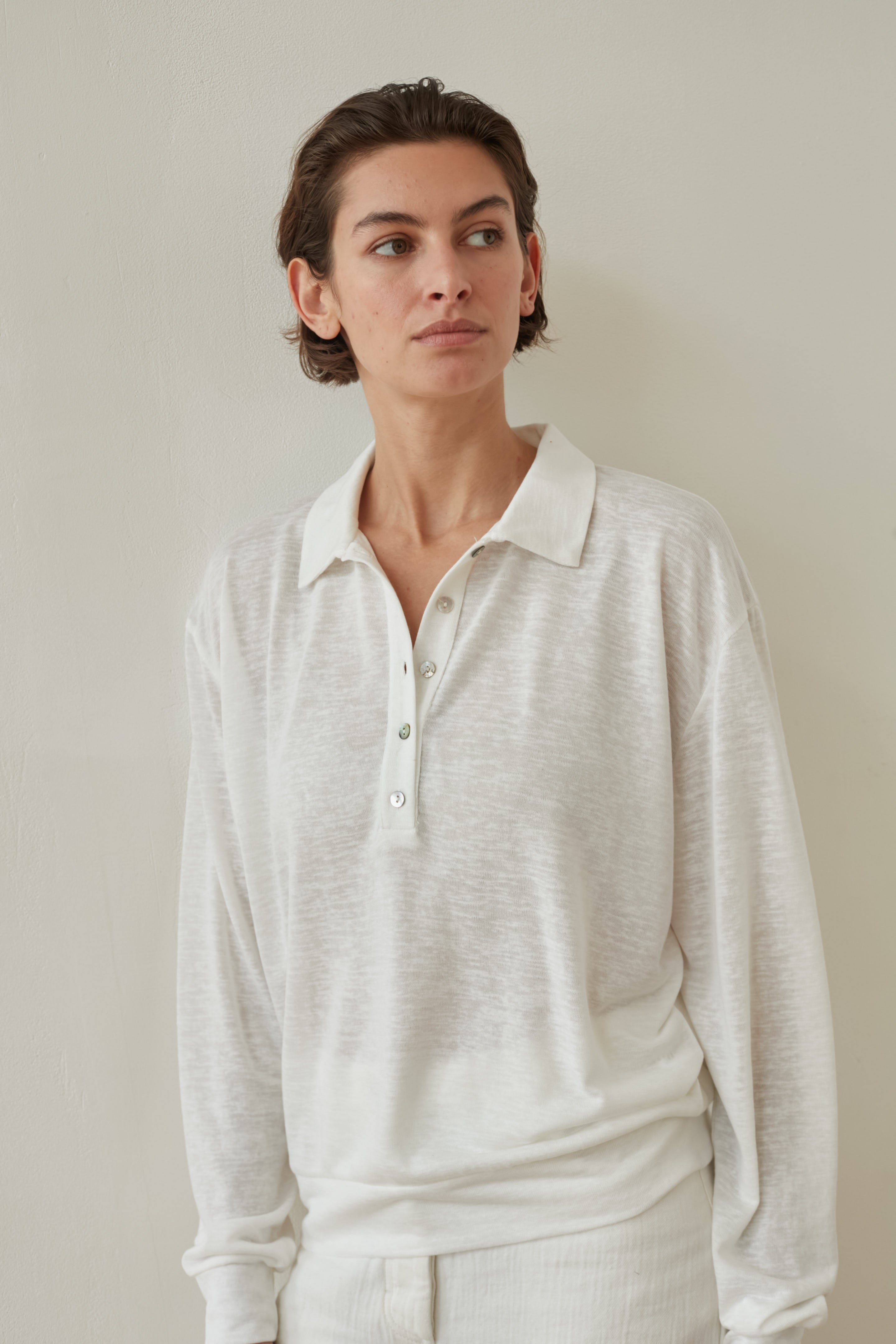 light linen sweat cream
