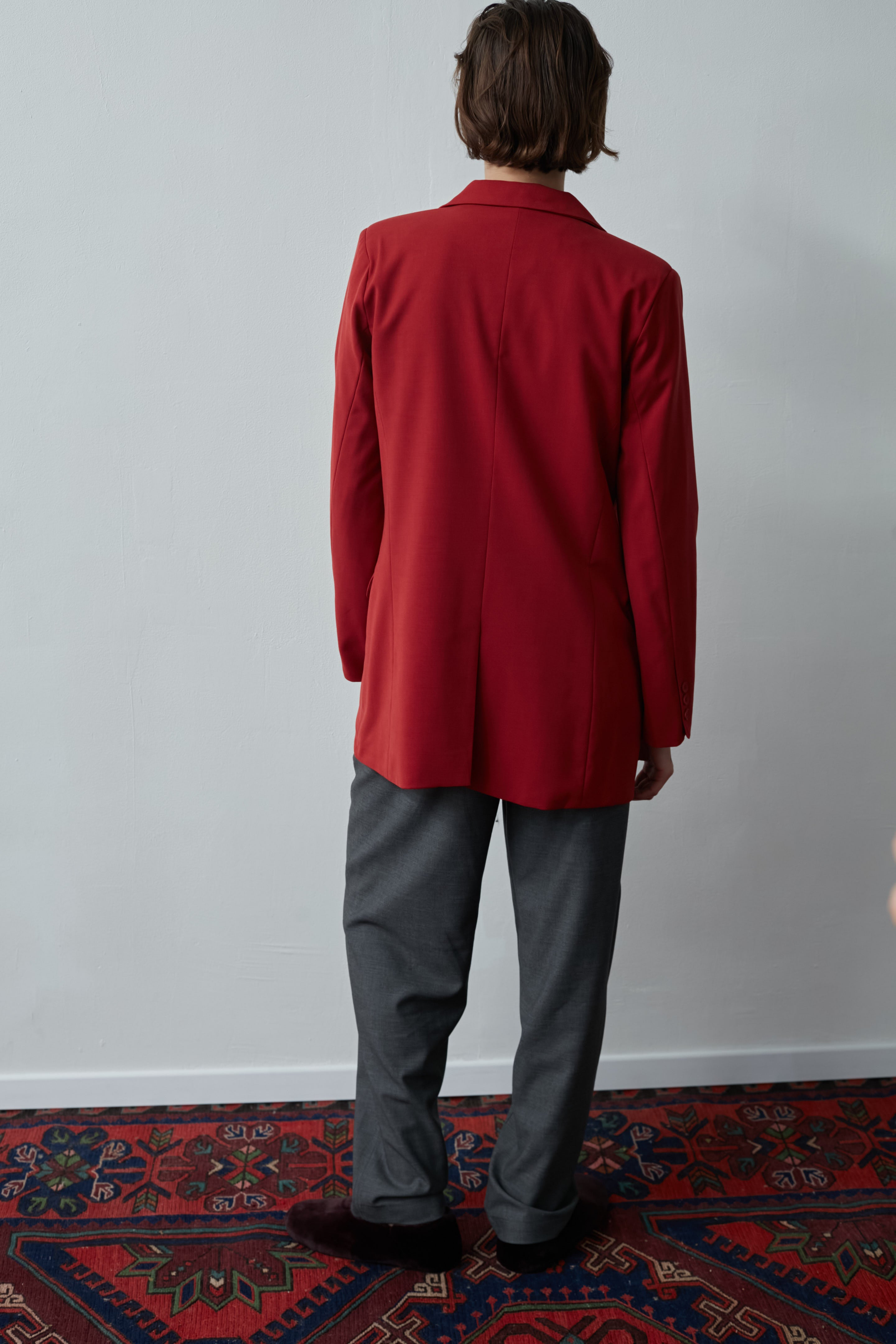 Bruno Fitted jacket cherry