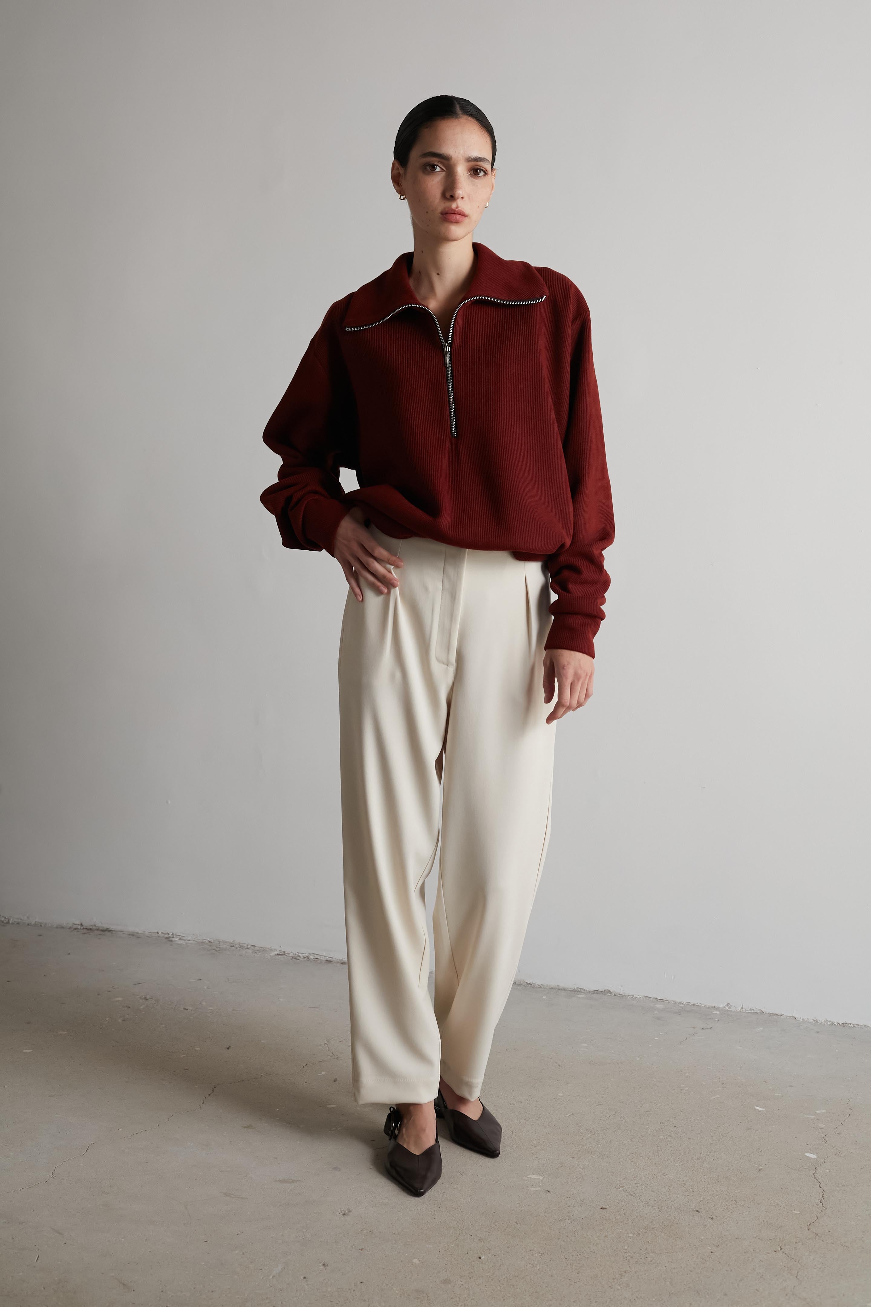 Long Bruno pants Vanilla