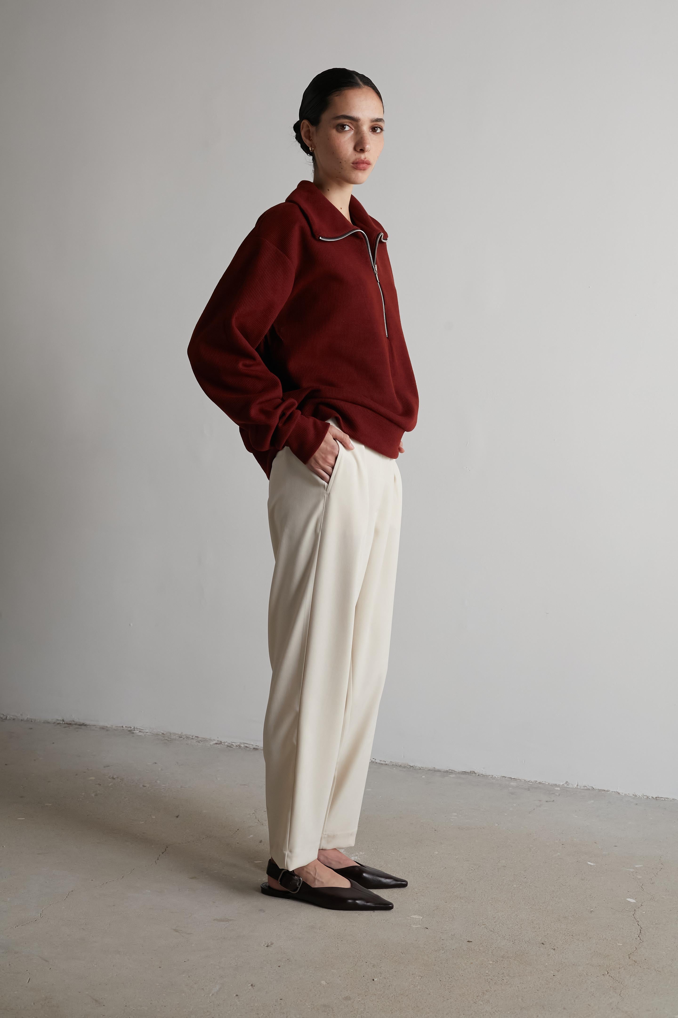 Long Bruno pants Vanilla
